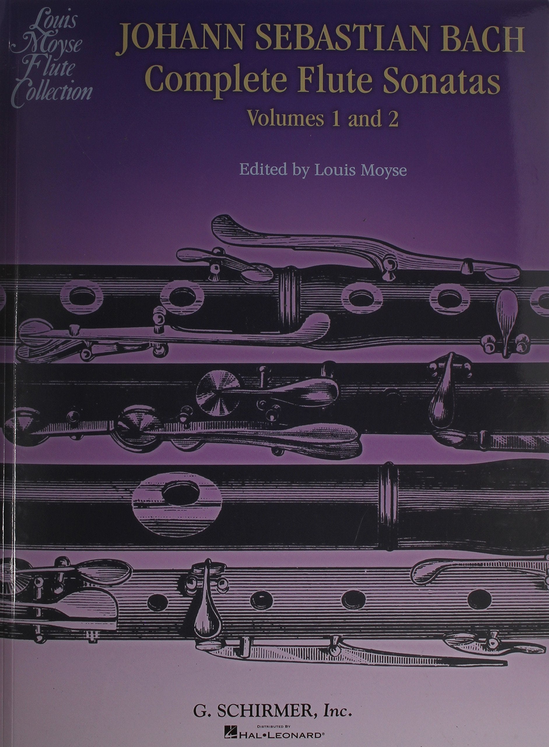 Libro: Johann Sebastian Bach: Complete Flute Sonatas Volumes 1 and 2 | Flute and Piano Sheet Music Book for Intermediate and Advanced Players | Baroque Works for Lessons Recitals Study and Performance