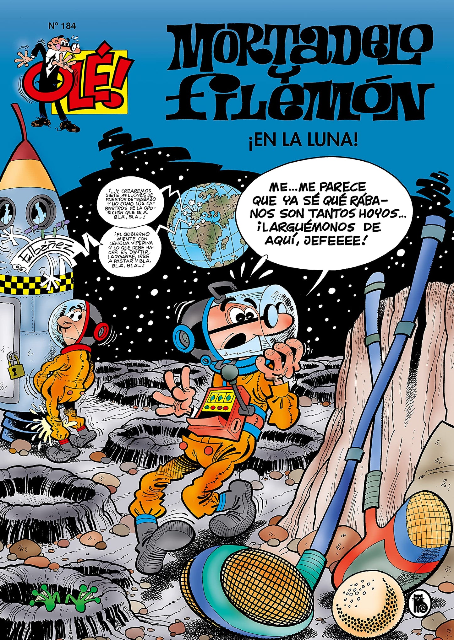 Mortadelo y Filemón. ¡En la luna! (Olé! Mortadelo 184) (Bruguera Clásica)