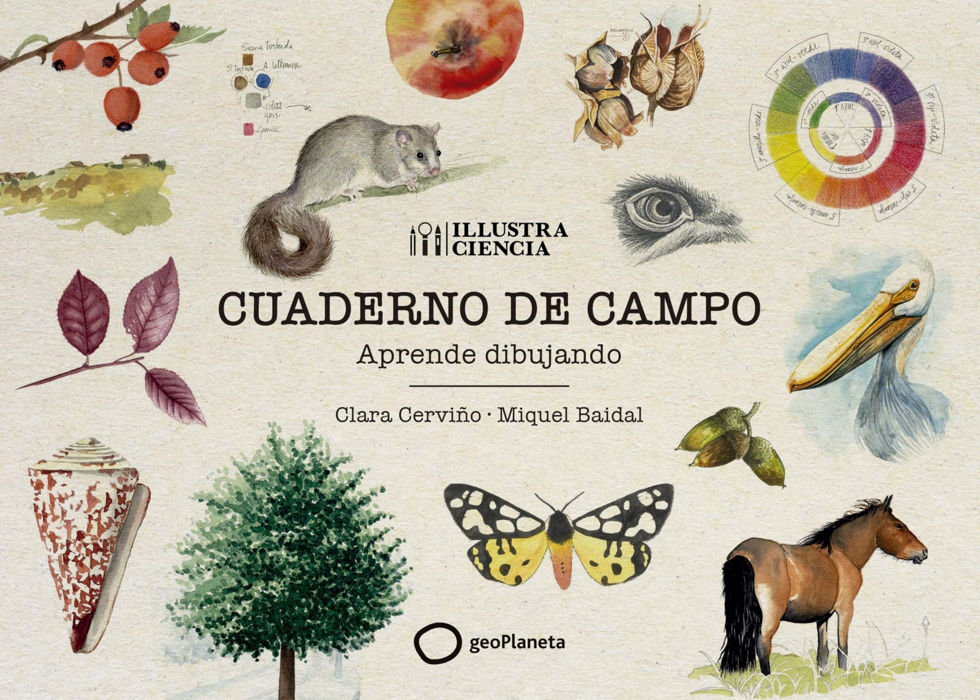 Libro: Cuaderno de campo: Aprende dibujando (Ilustrados)