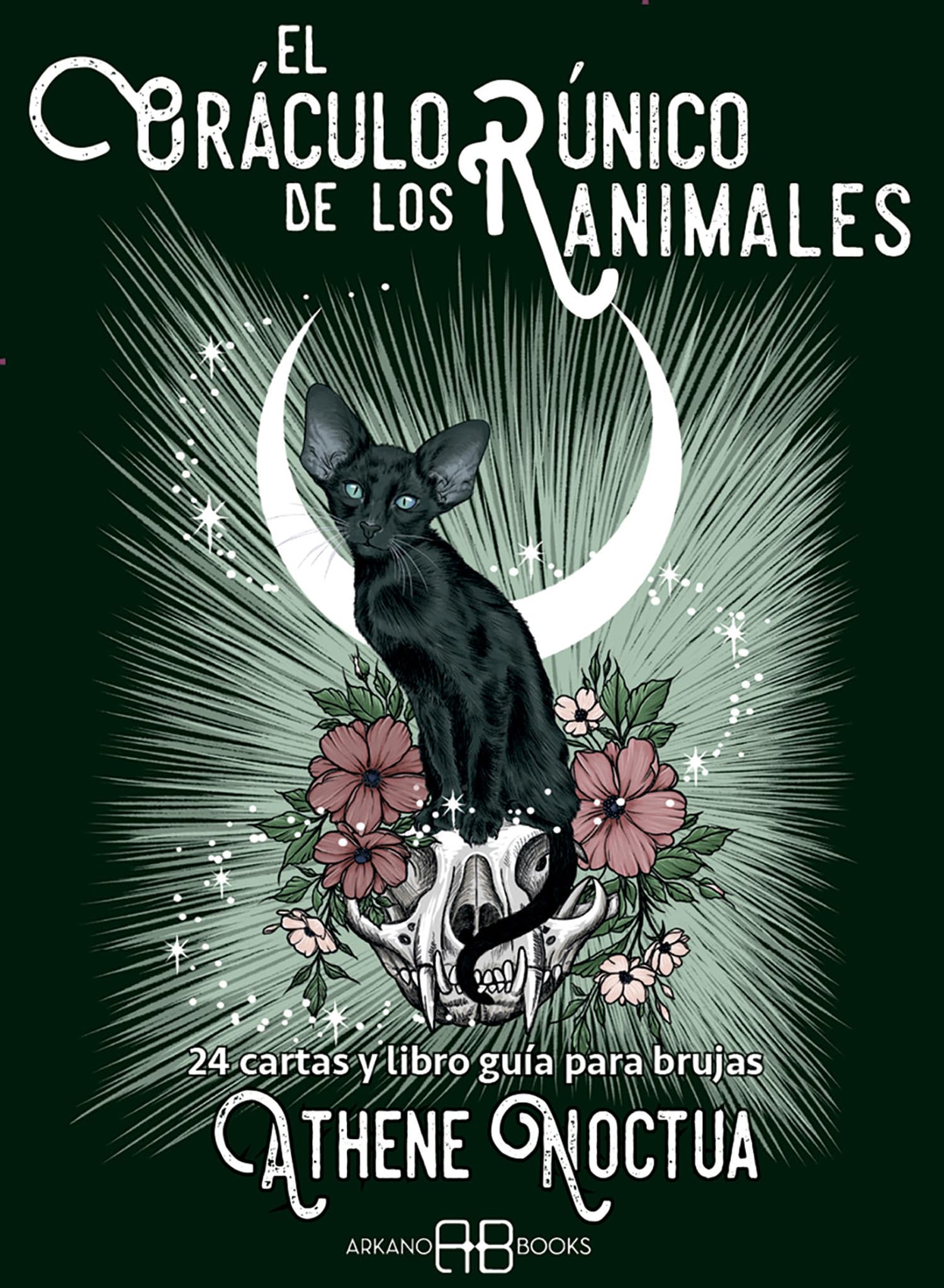 Libro: El Oráculo rúnico de los animales: 24 caartas y libro guía para las brujas. (ADIVINACION-TAROT-JUEGOS)