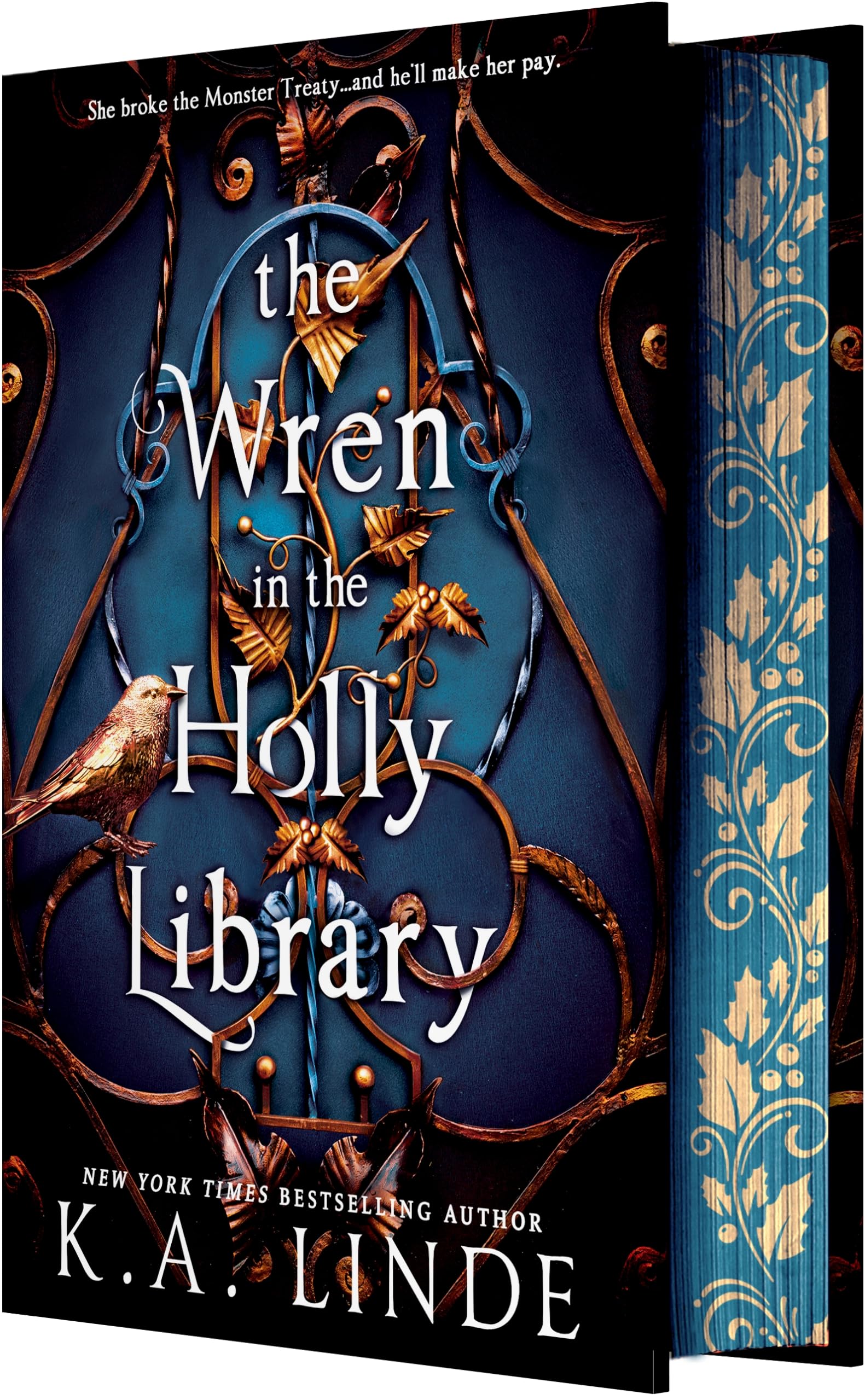 Libro: The Wren in the Holly Library (Deluxe Limited Edition): An Enemies-to-Lovers Romantasy in a Post-Monster-War New York City (Oak & Holly Cycle, 1)