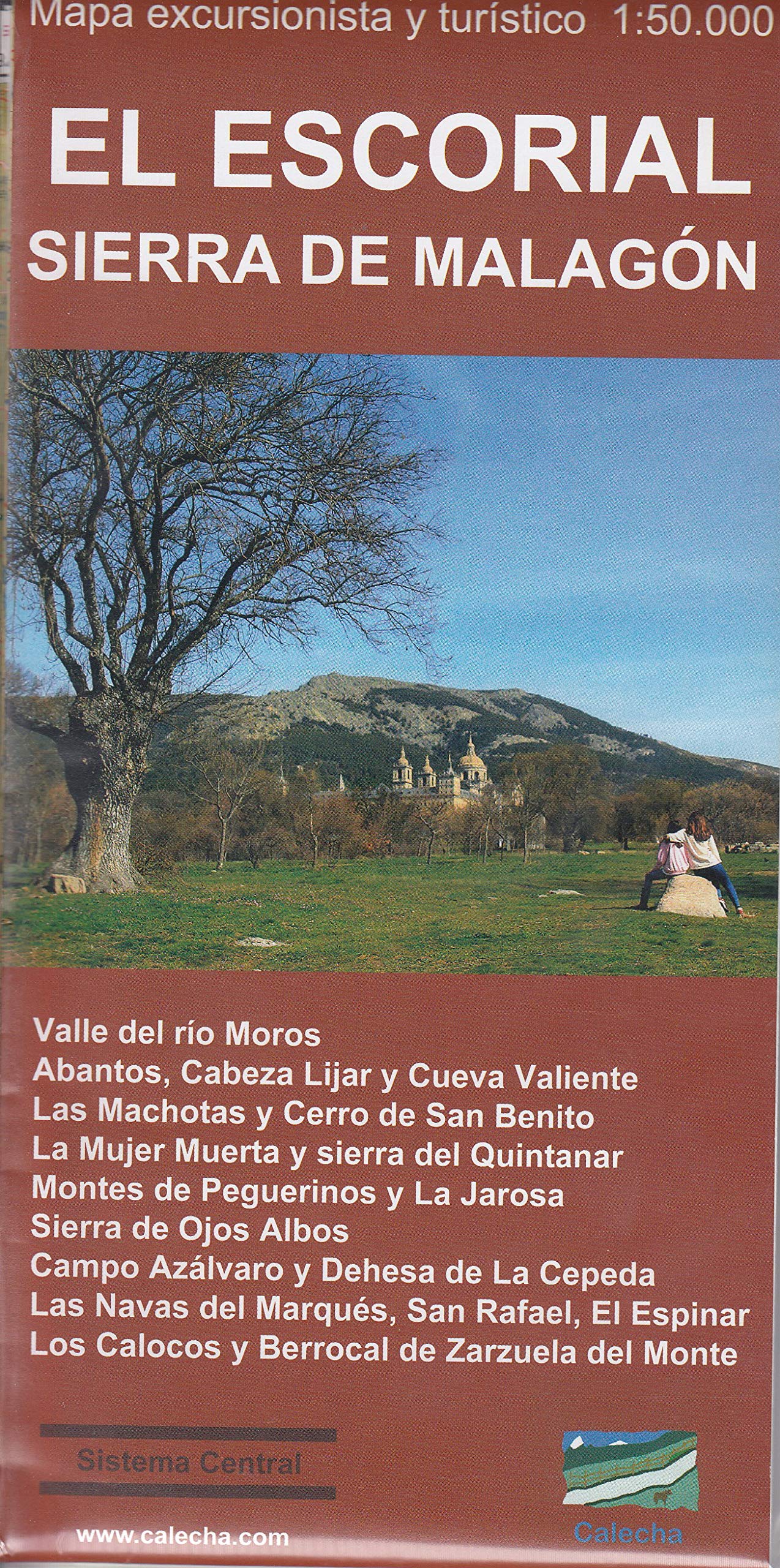 Libro: EL ESCORIAL - SIERRA DE MALAGÓN. MAPA EXCURSIONISTA Y TURÍSTICO