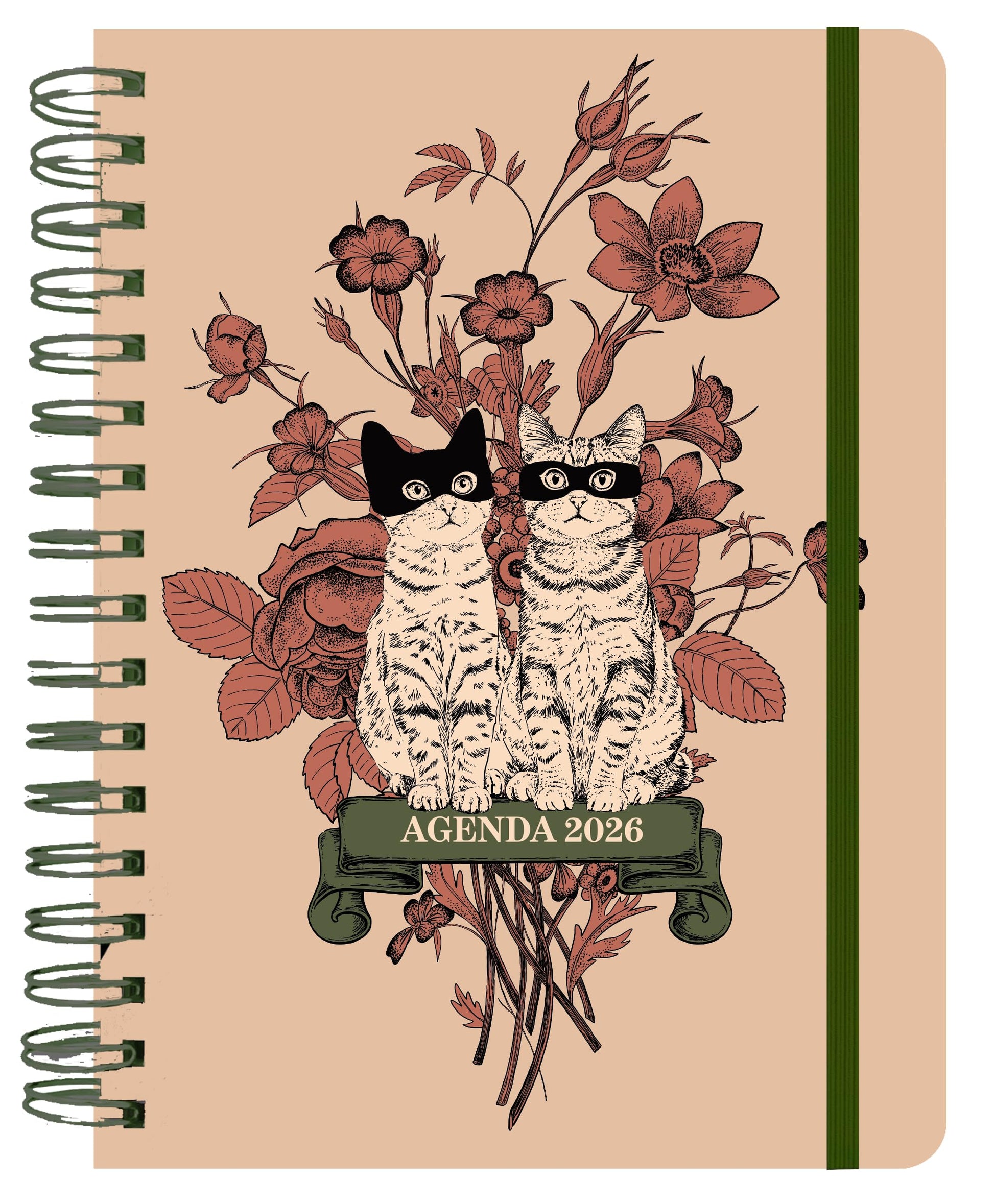 Libro: Agenda anual semanal 2026 Laura Agustí "Gatos" (TANTANFAN)