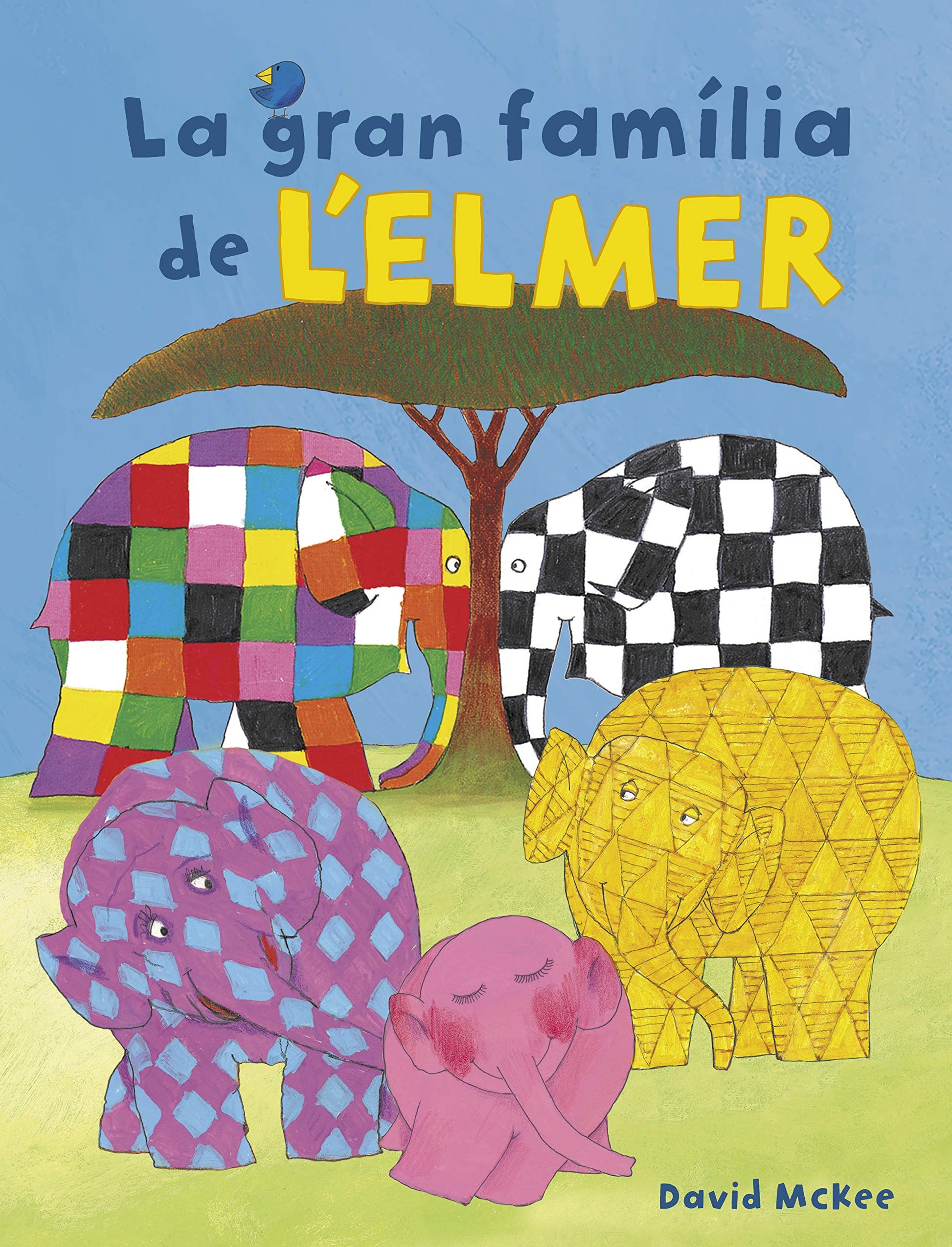 Libro: L'Elmer. Un conte - La gran família de l'Elmer (Contes infantils)
