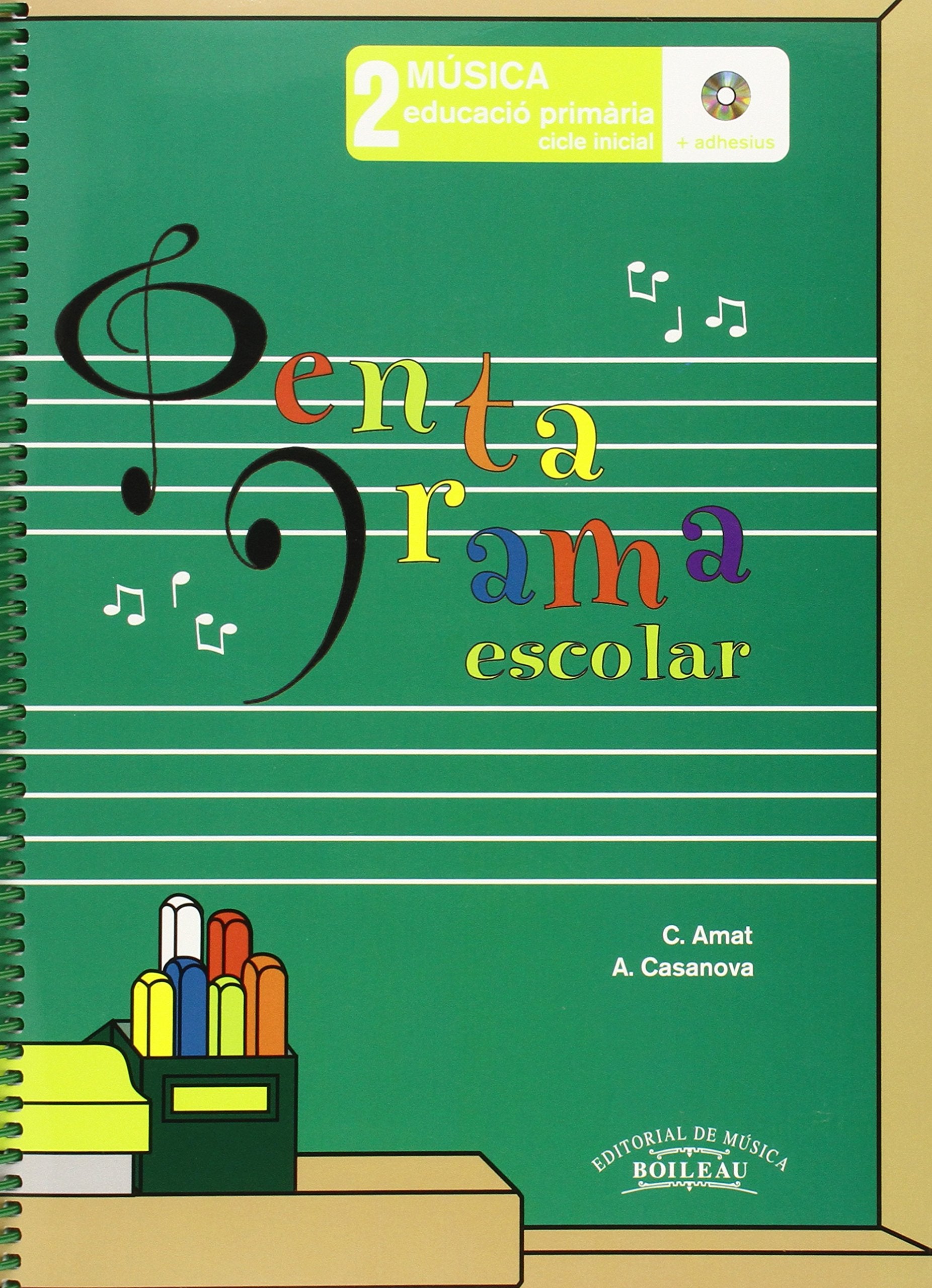 Libro: Pentagrama Escolar 2 - Català (Llibre + CD): Educació Primària. Cicle Inicial