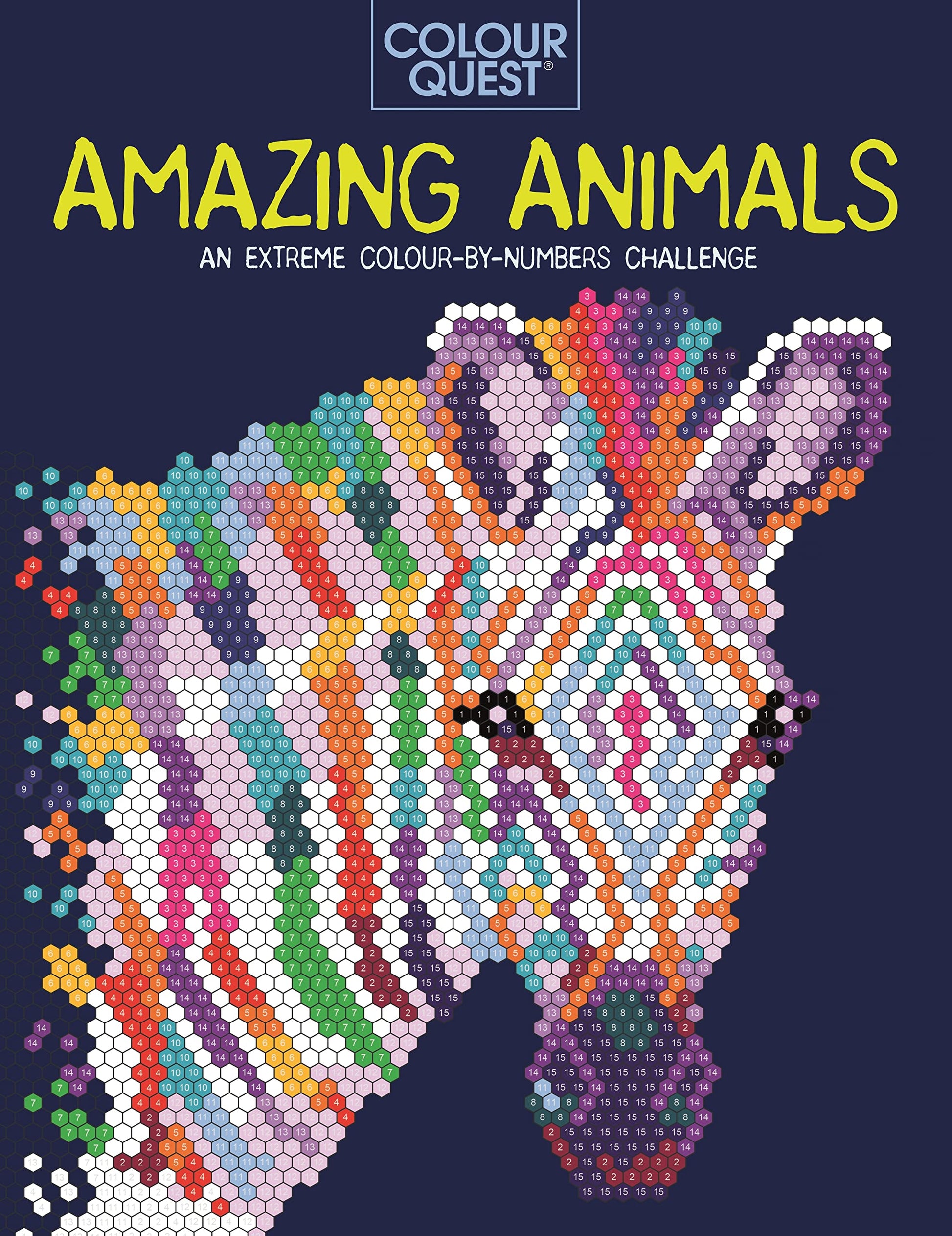 Libro: Colour Quest®: Amazing Animals: An Extreme Colour by Numbers Challenge