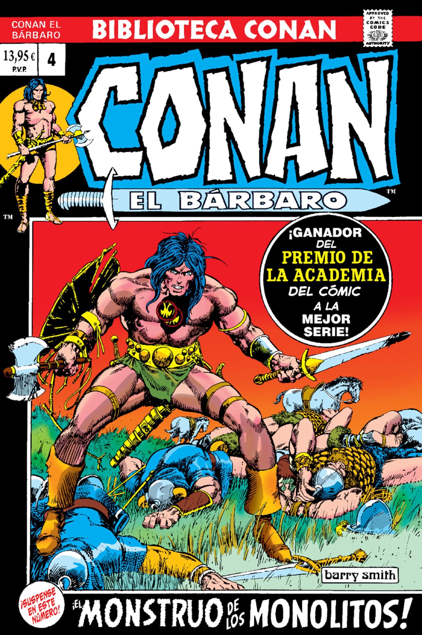 Libro: Biblioteca conan el bárbaro 4. 1972-73: conan the barbarian 16-22 usa