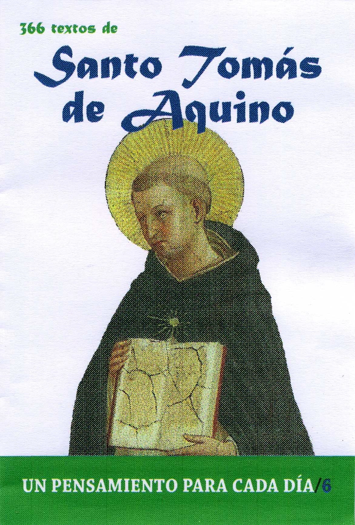 Libro: 366 Textos de Santo Tomas de Aquino (Un pensamiento para cada día)