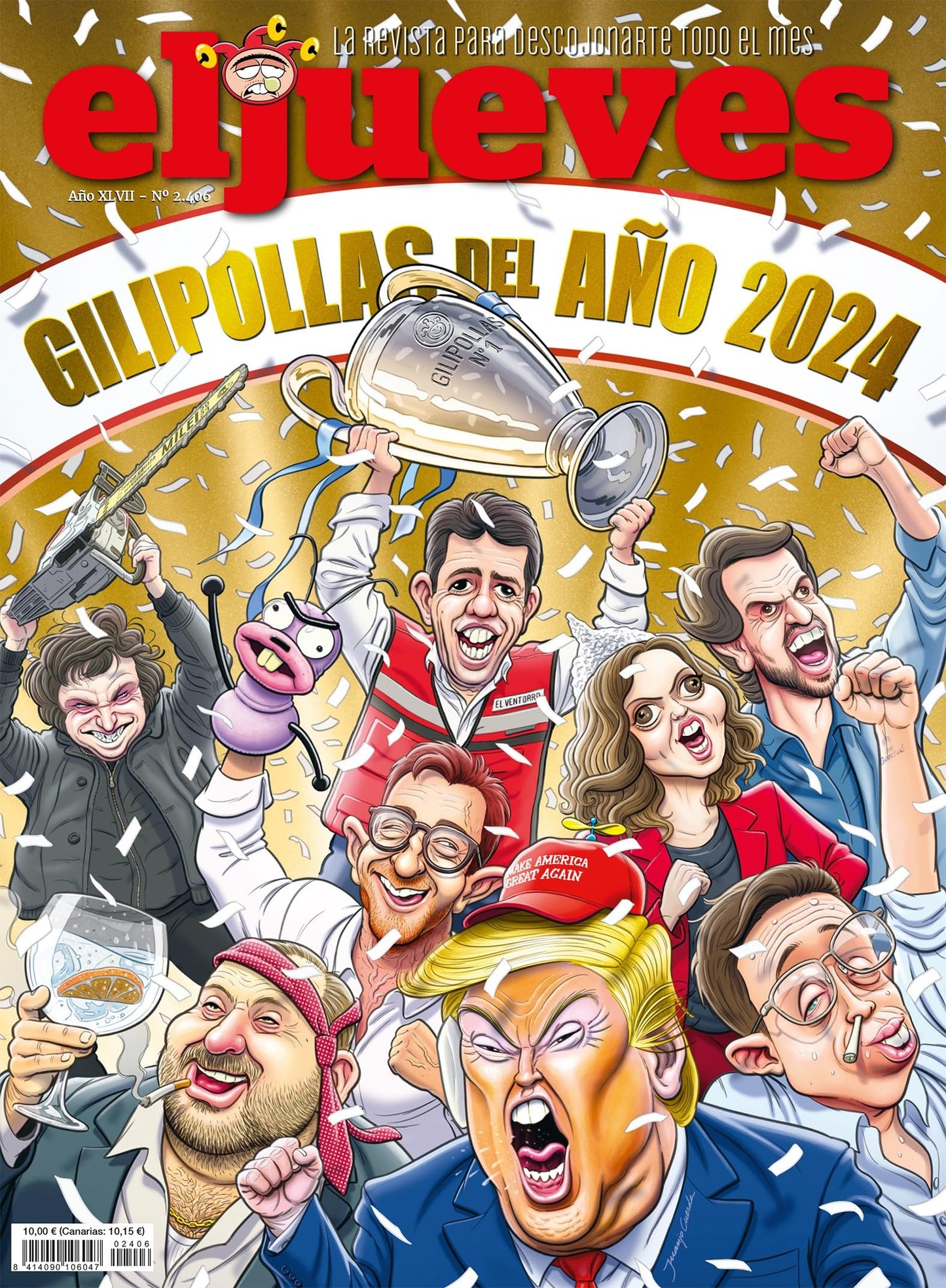 Libro: Revista El Jueves # 2406 | Gilipollas del año 2024