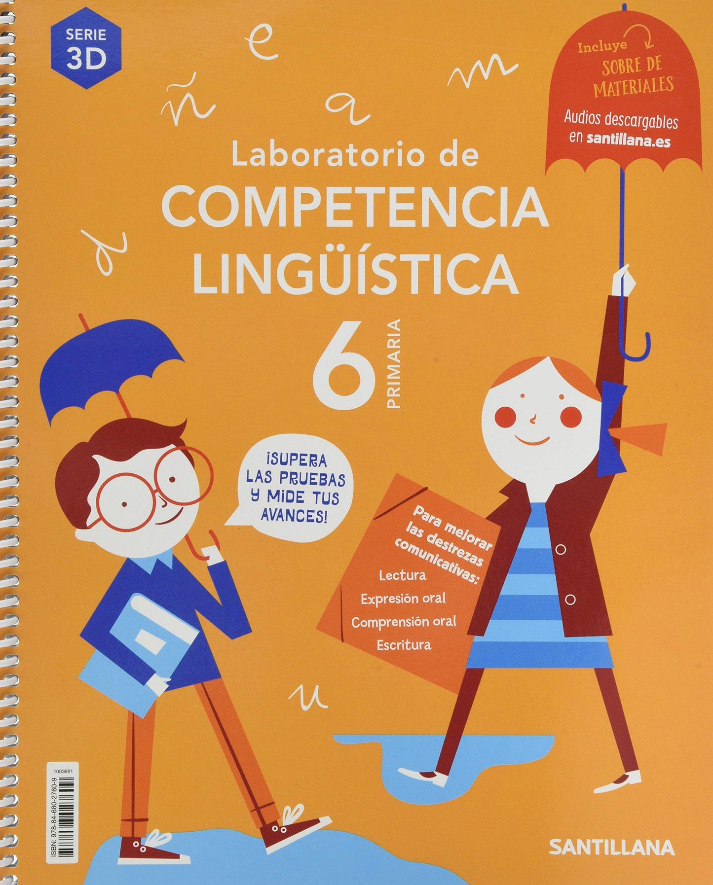 Libro: LABORATORIO DE COMPETENCIA LINGUISTICA SERIE 3D 6 PRIMARIA