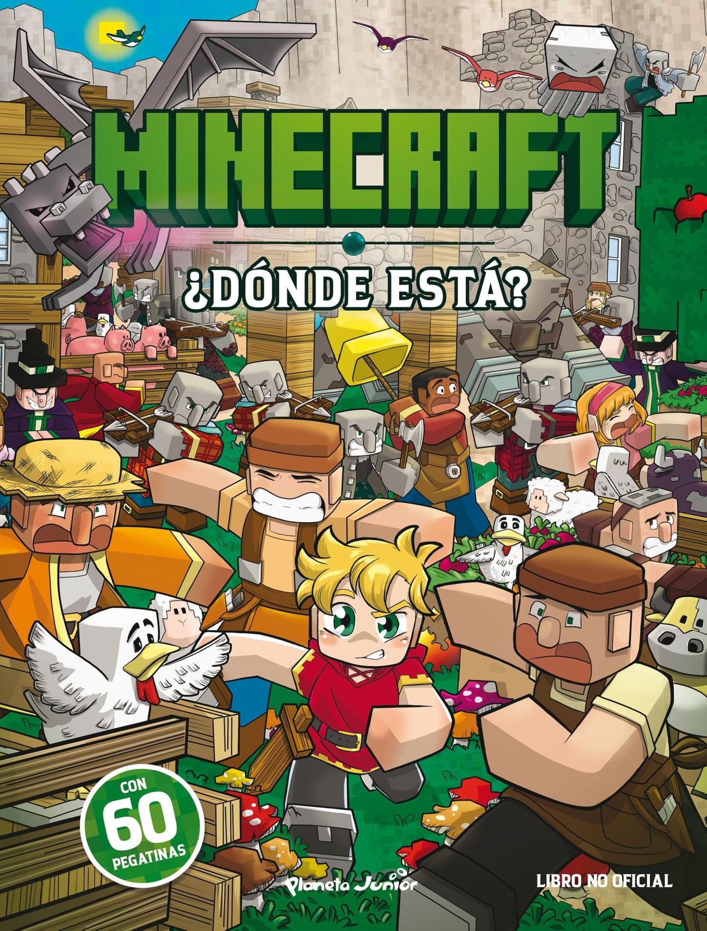Libro: Minecraft. ¿Dónde está?: Con pegatinas