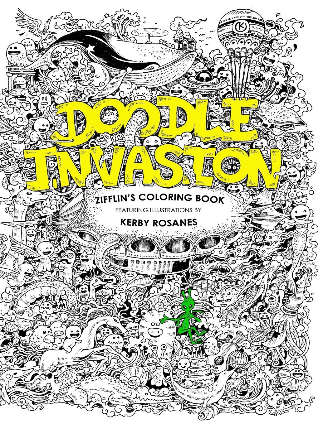 Libro: Doodle Invasion: Zifflin's Coloring Book: Volume 1