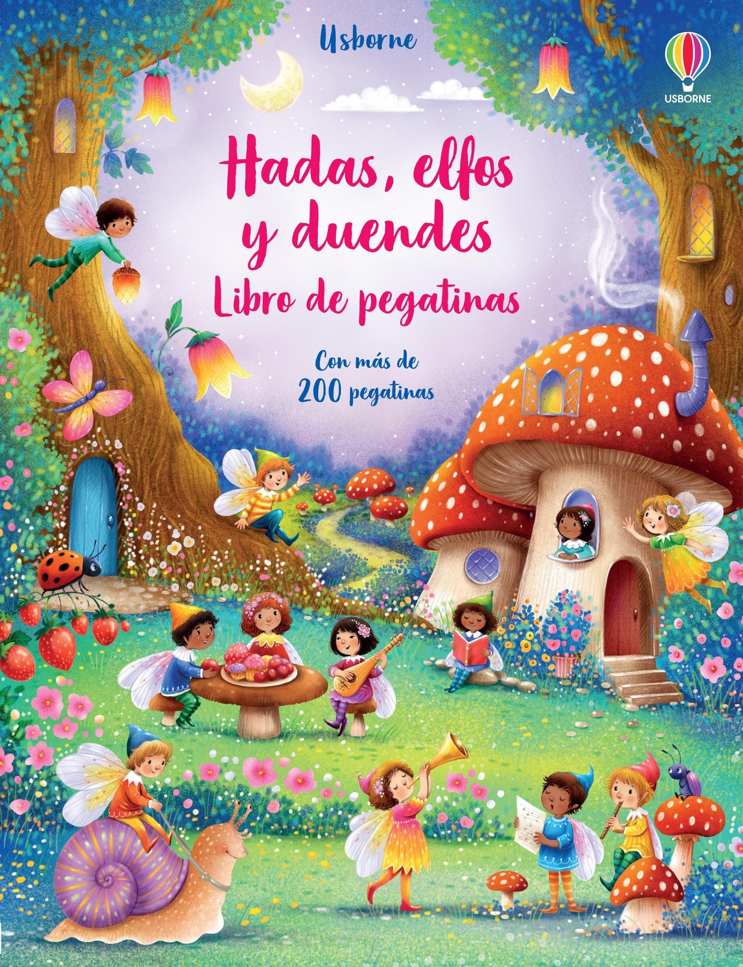 Libro: Hadas elfos y duendes pegatinas para todos
