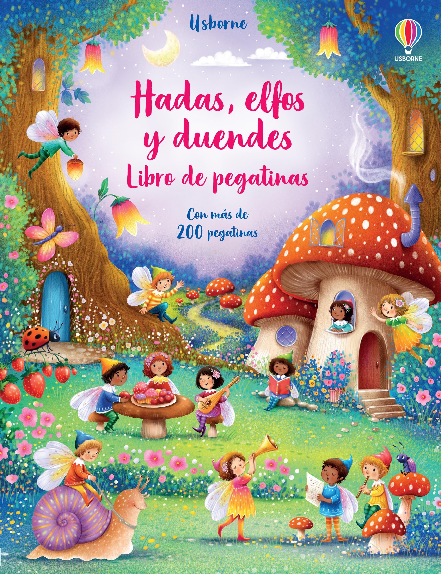 Libro: Hadas elfos y duendes pegatinas para todos