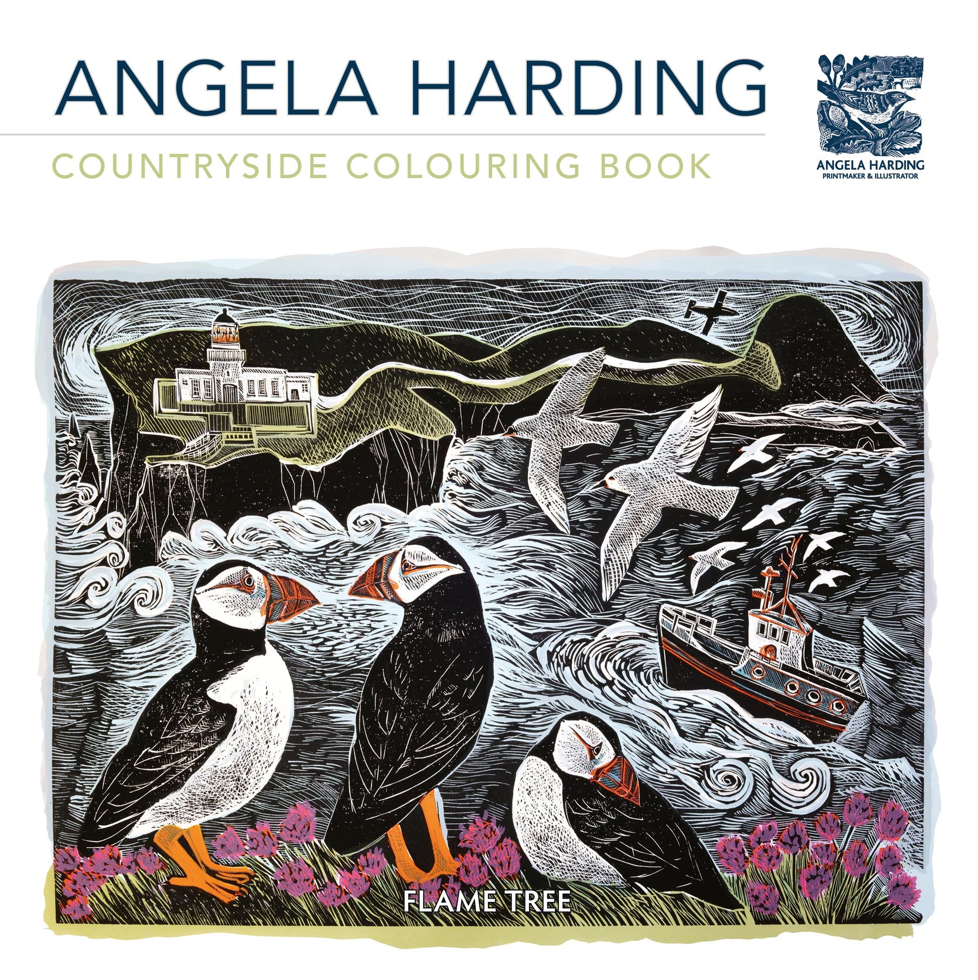Libro: Countryside (Angela Harding) Colouring Book (Gift Colouring Books)