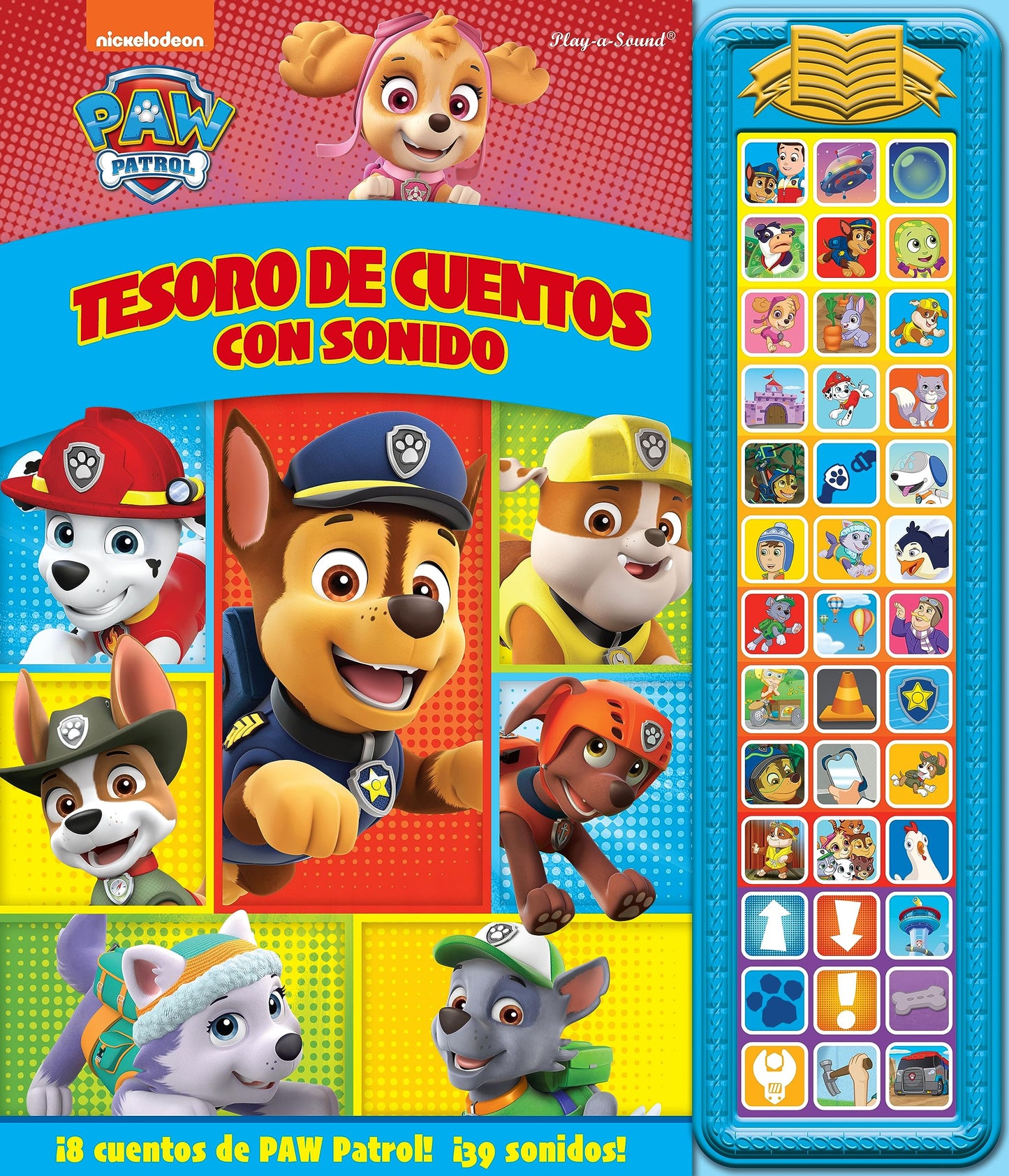 Libro: TESORO DE CUENTOS CON SONIDO PATRULLA CANINA SD TREASURY