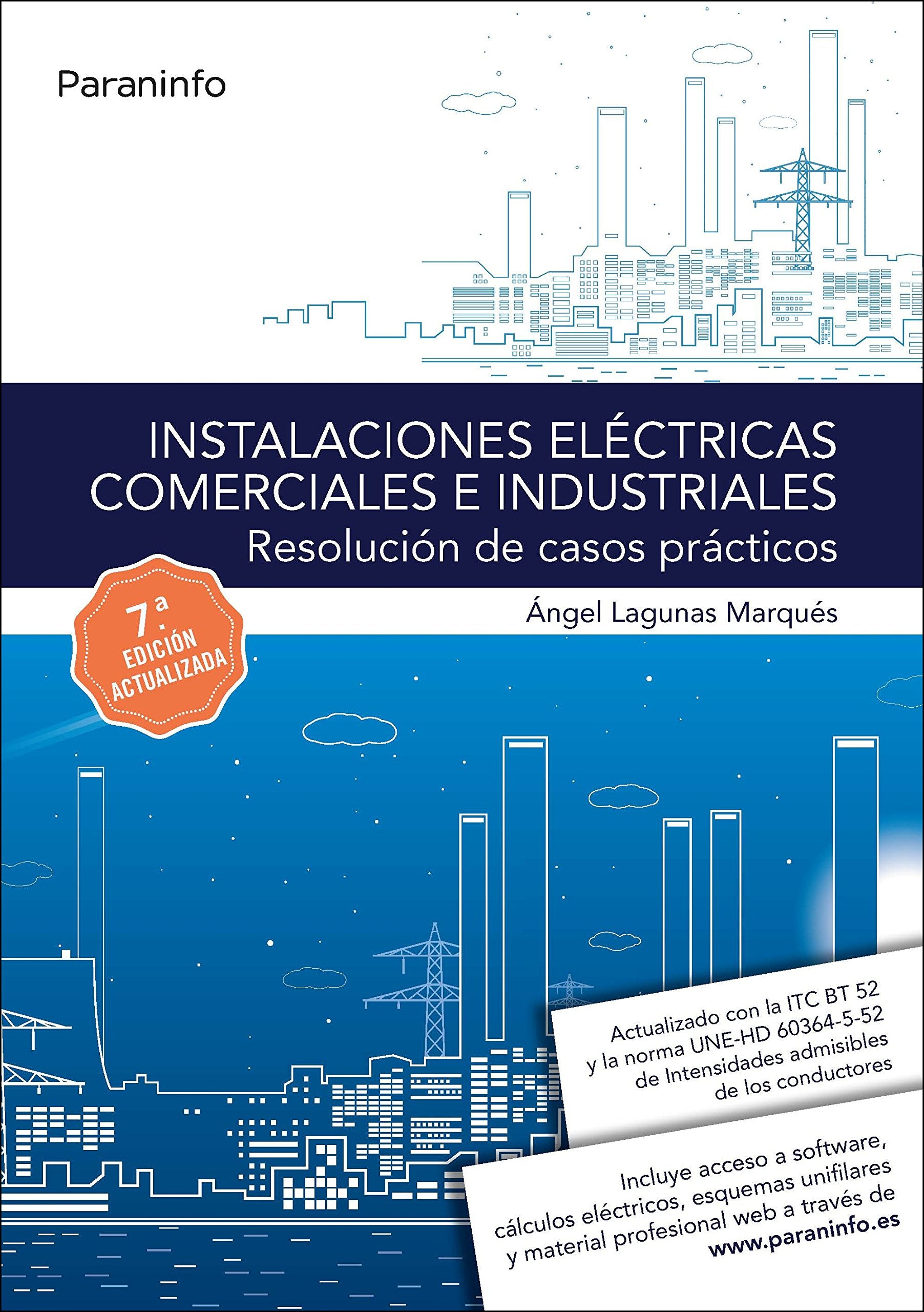 Libro: Instalaciones eléctricas comerciales e industriales. Resolución de casos prácticos 7.ª edición