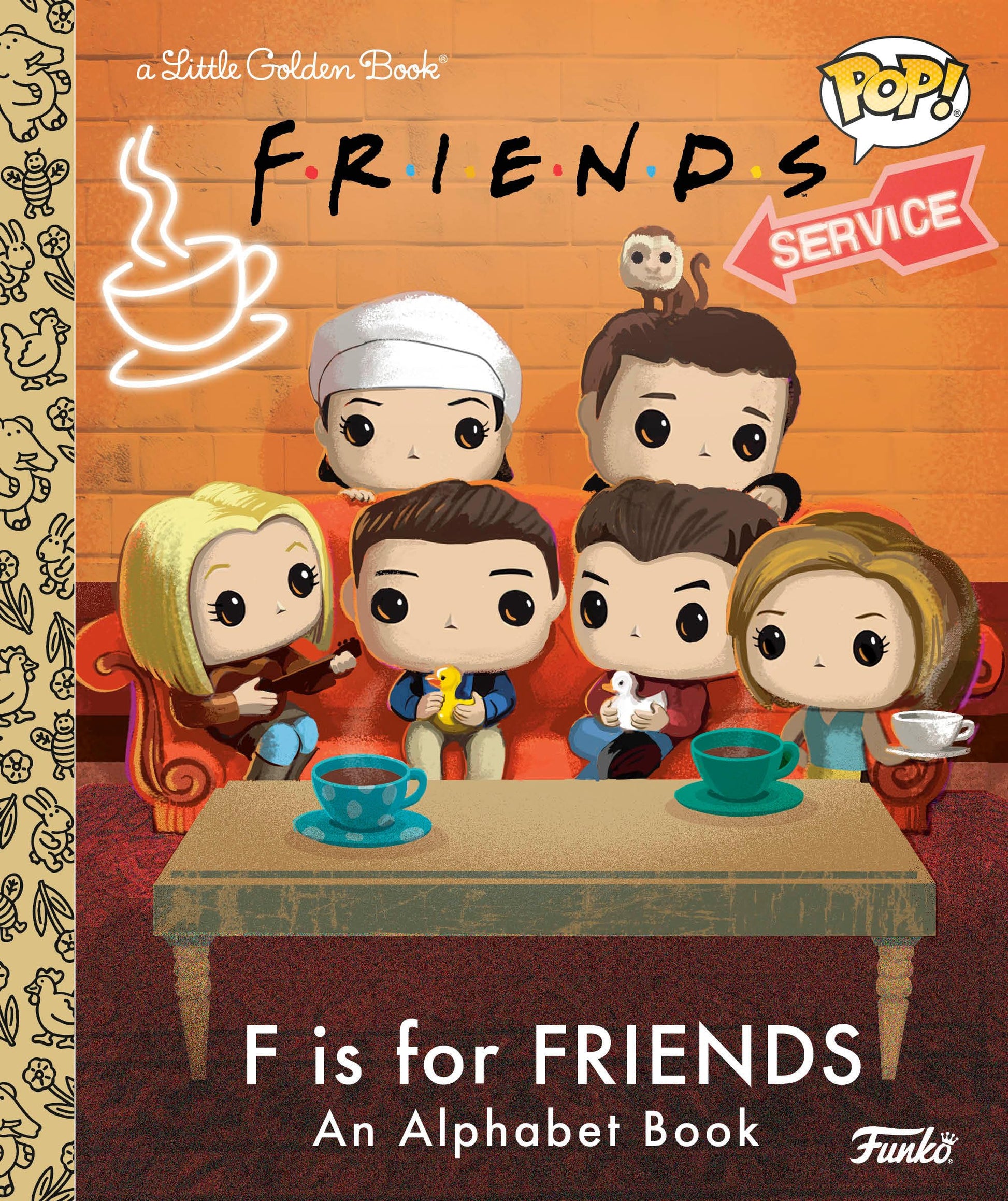 Libro: F is for Friends: An Alphabet Book (Funko Pop!) (Little Golden Book)