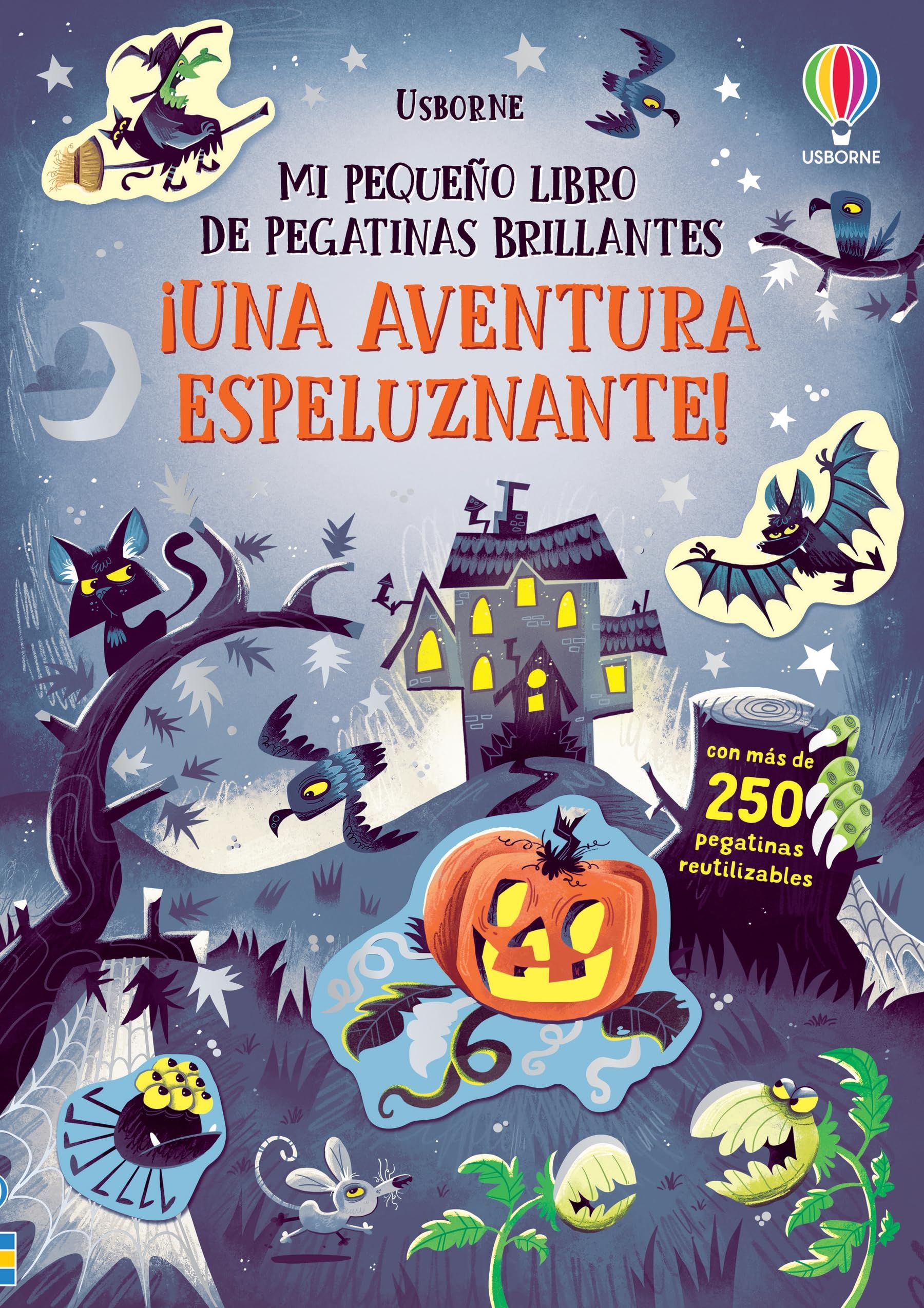 Libro: UNA AVENTURA ESPELUZNANTE PEQUEÑO LIBRO PEGATINAS (Mi pequeño libro de pegatinas brillantes)