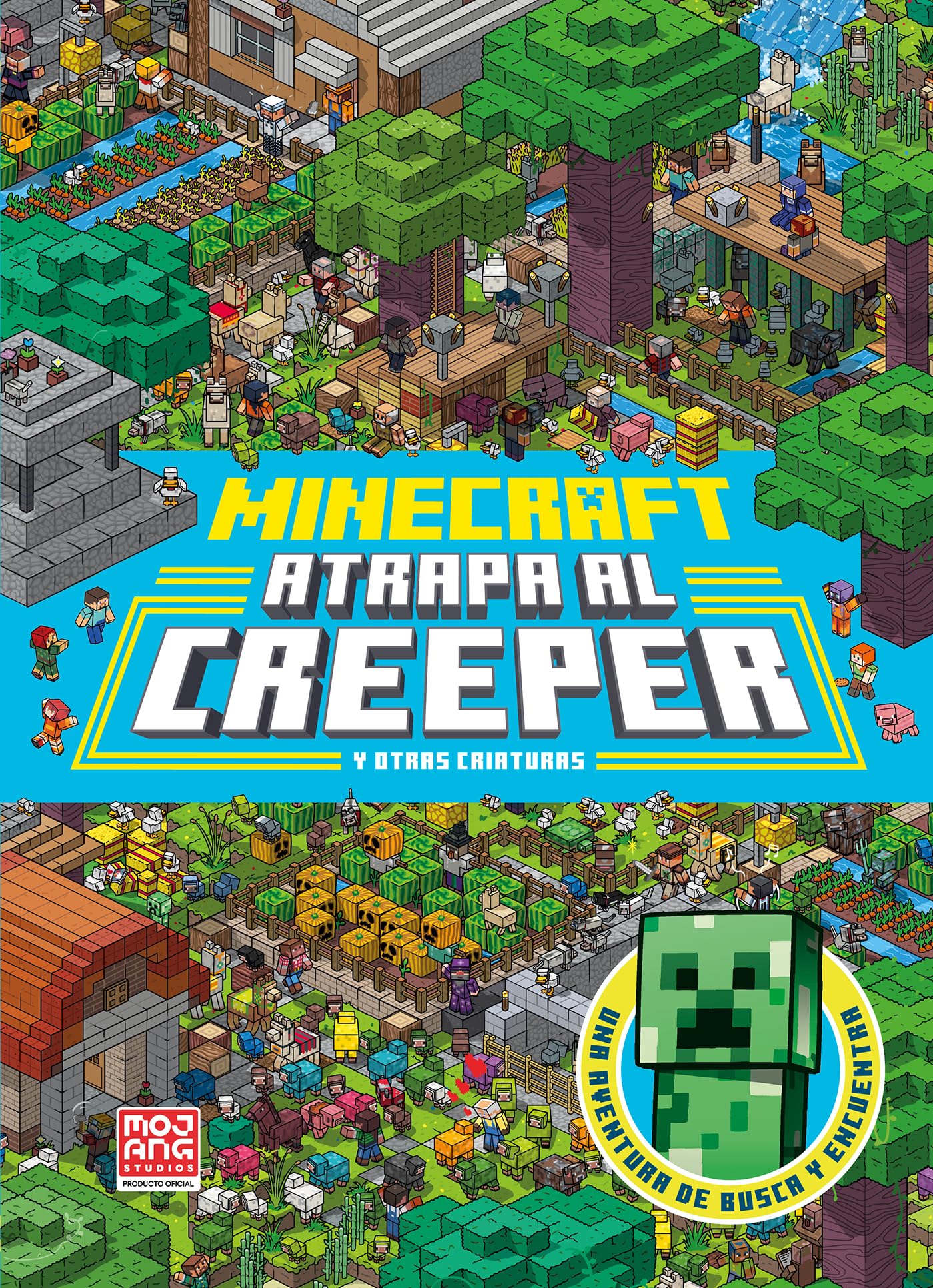 Libro: Minecraft oficial: Atrapa al creeper (una aventura de busca y encuentra)