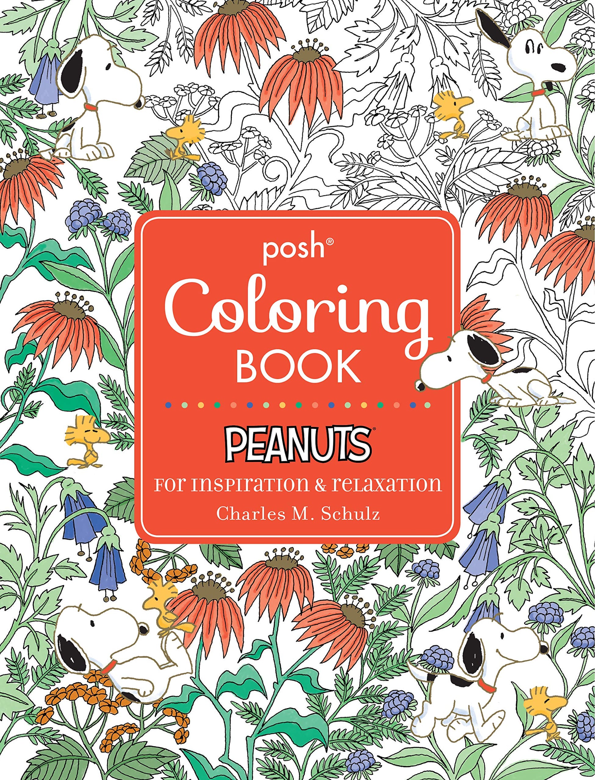 Libro: Posh Adult Coloring Book: Peanuts for Inspiration & Relaxation (Posh Coloring Books) (Volume 21)