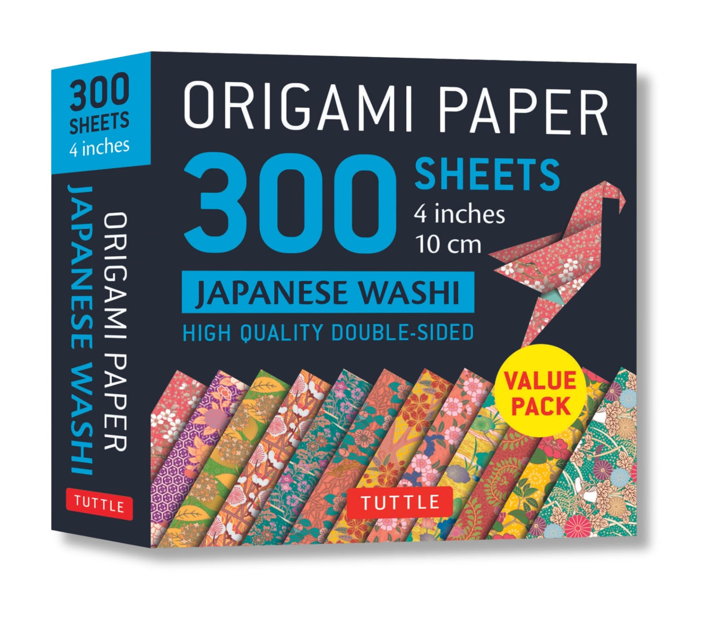 Libro: Origami Paper 300 Sheets Japanese Washi Patterns 4 (10 CM): Tuttle Origami Paper: Double-Sided Origami Sheets Printed with 12 Different Designs