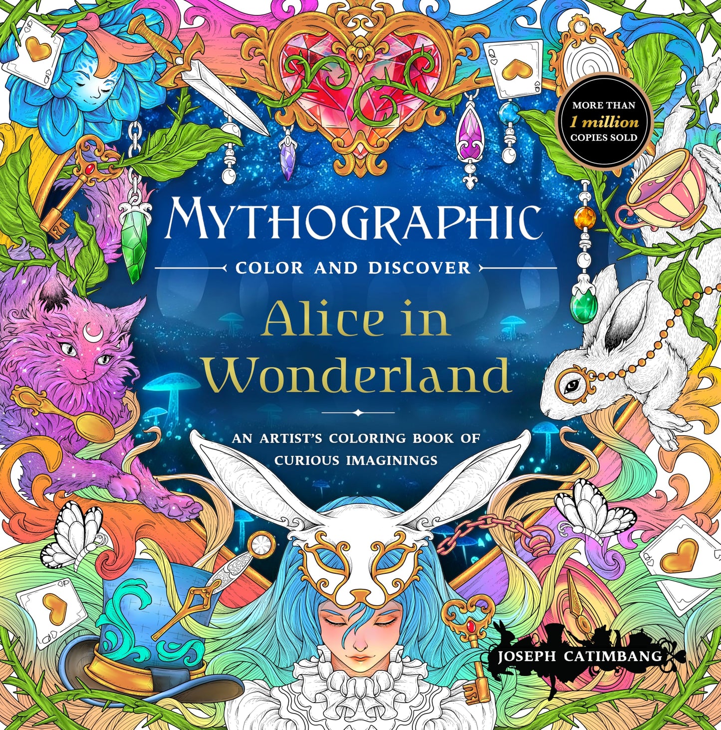 Libro: Mythographic Color and Discover: Alice in Wonderland: An Artist’s Coloring Book of Curious Imaginings