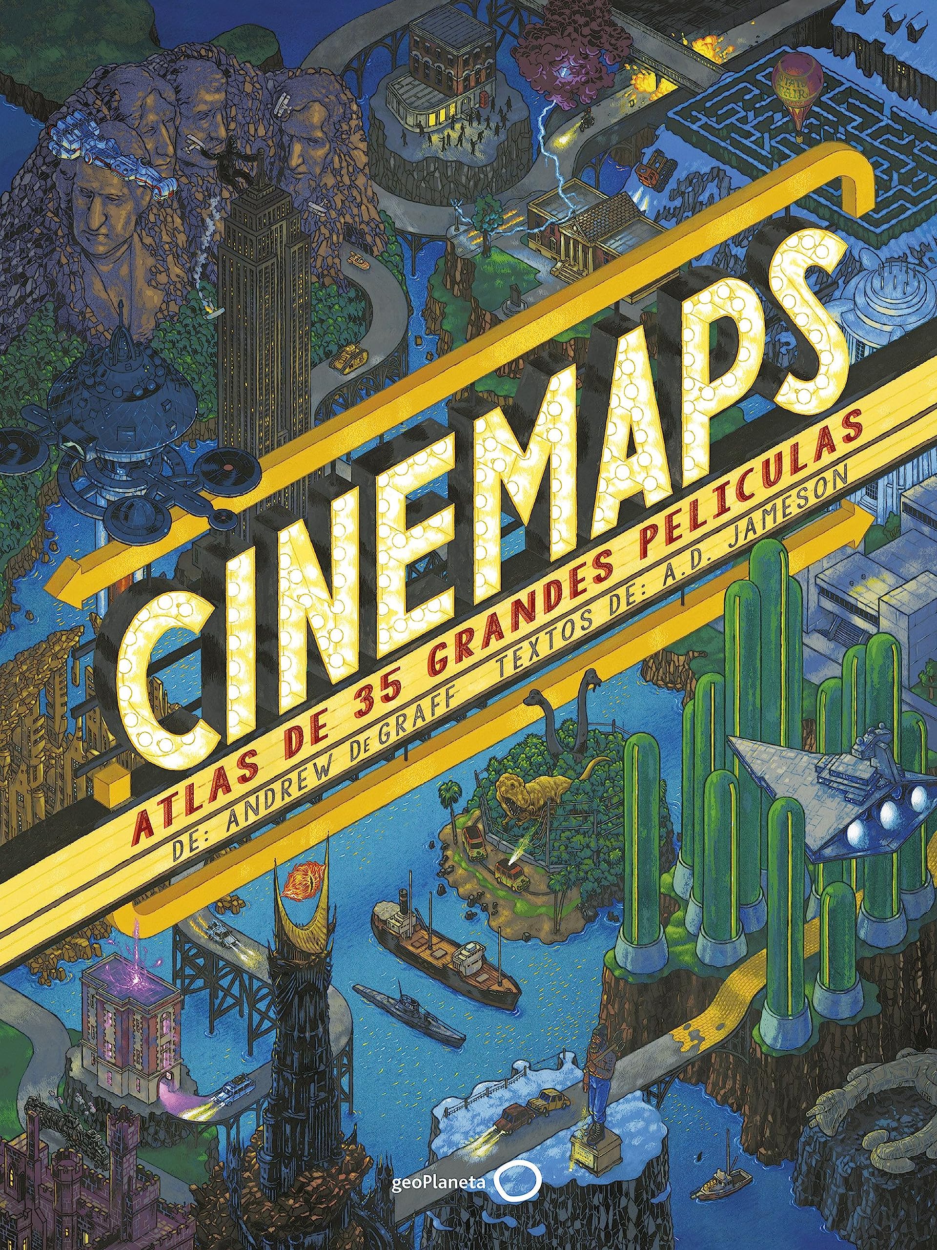 Libro: Cinemaps (nueva presentación): Atlas de 35 grandes películas