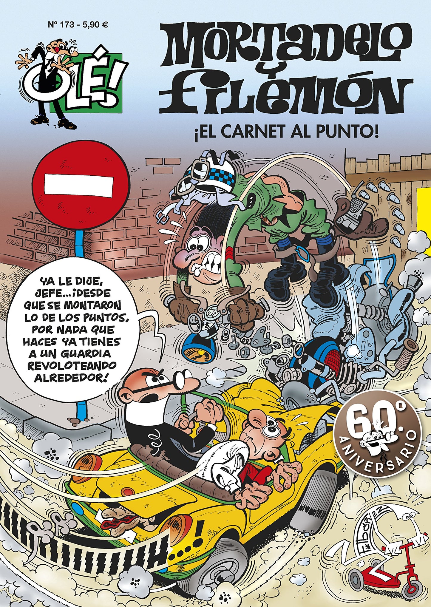 Mortadelo y Filemón. El carnet, al punto (Olé! Mortadelo 173) (Bruguera Clásica)