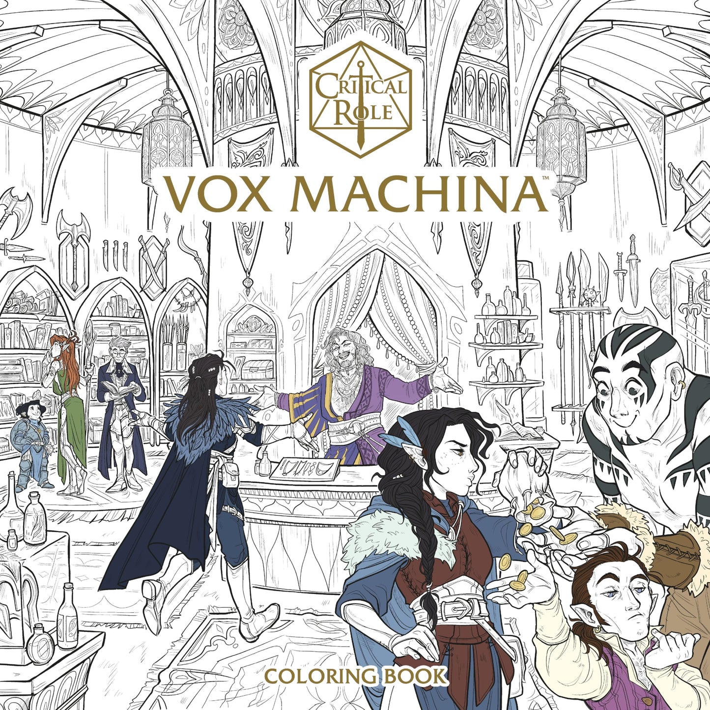 Libro: Critical Role: Vox Machina Coloring Book