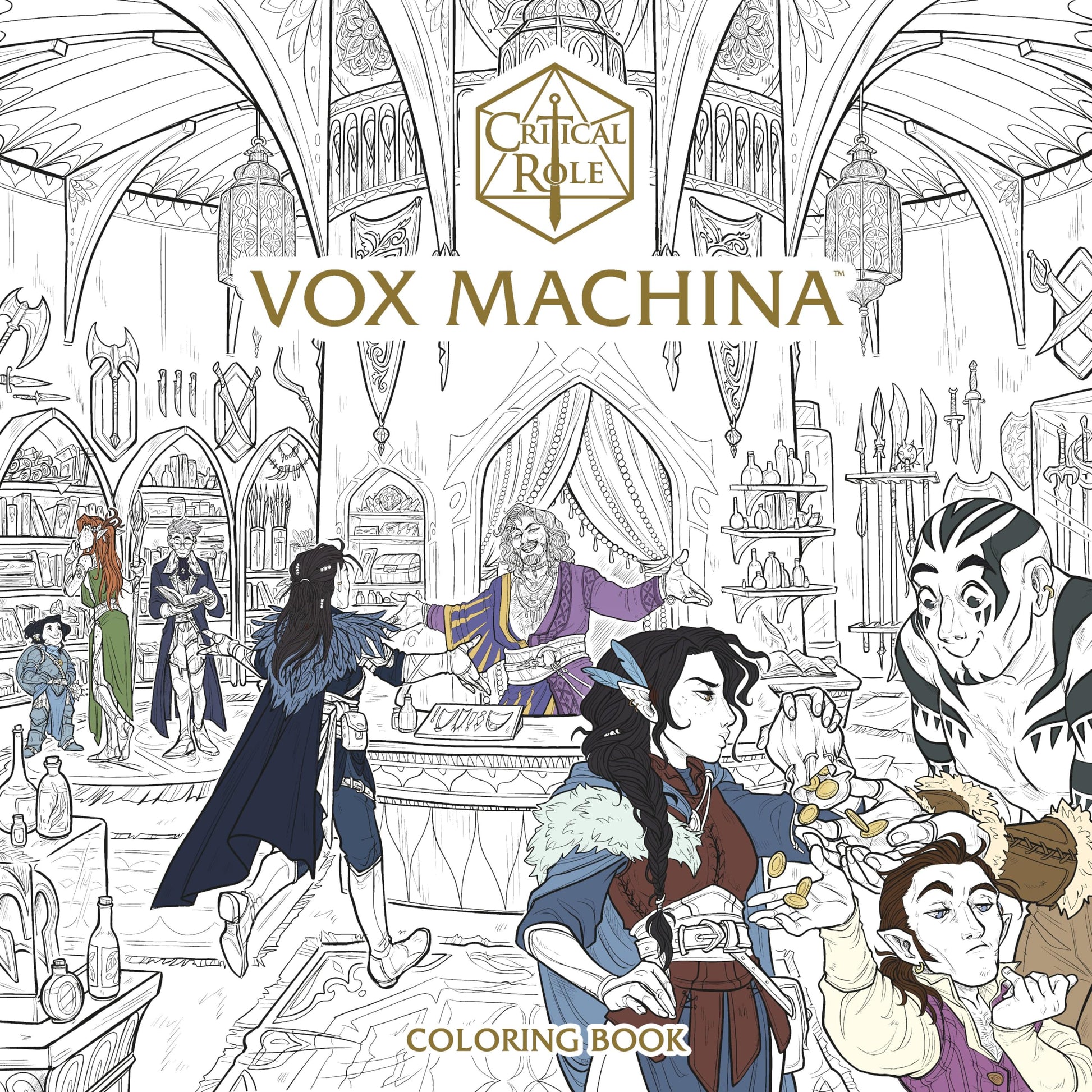Libro: Critical Role: Vox Machina Coloring Book
