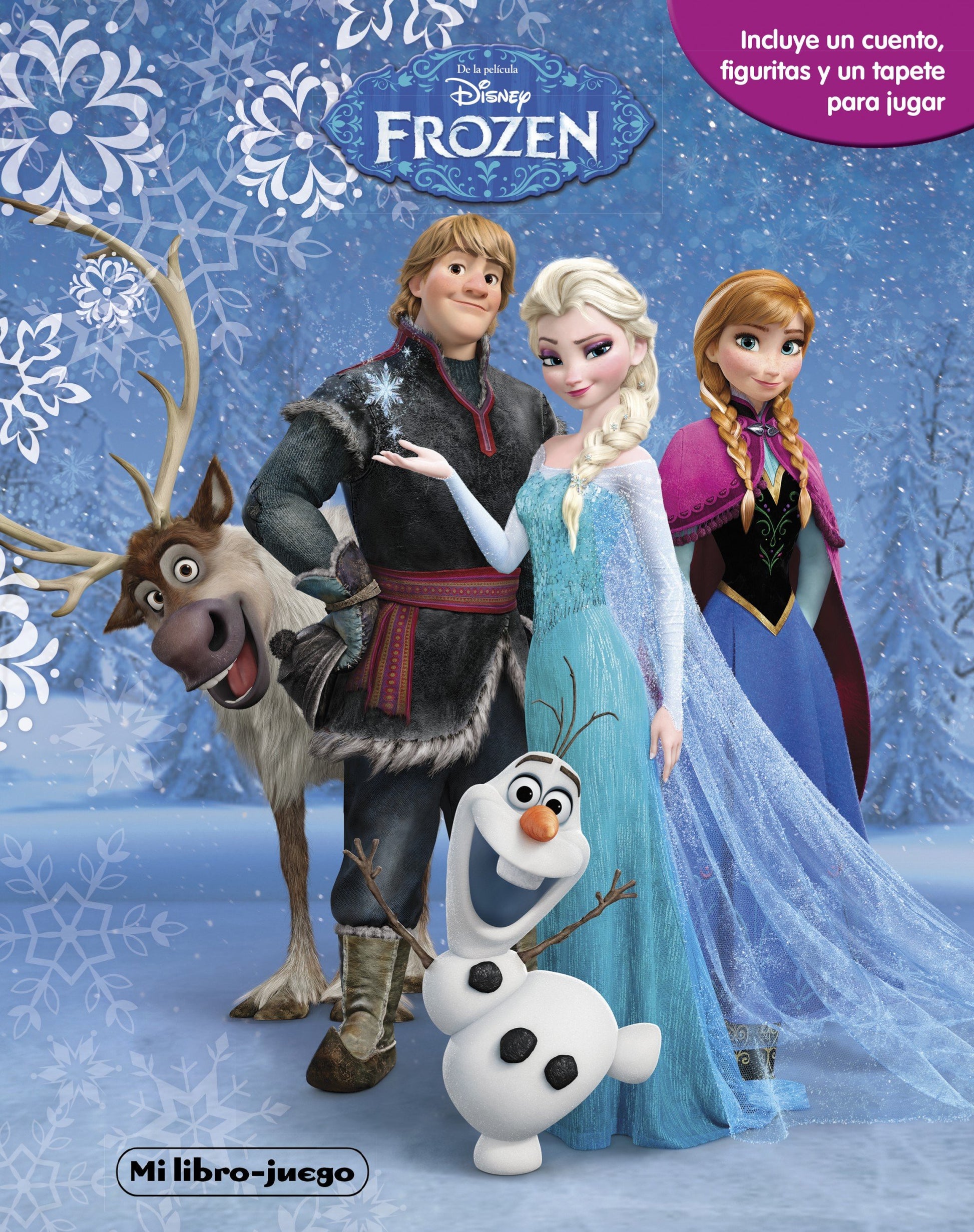 Libro: Frozen. Libroaventuras: Incluye un cuento, figuritas y un tapete