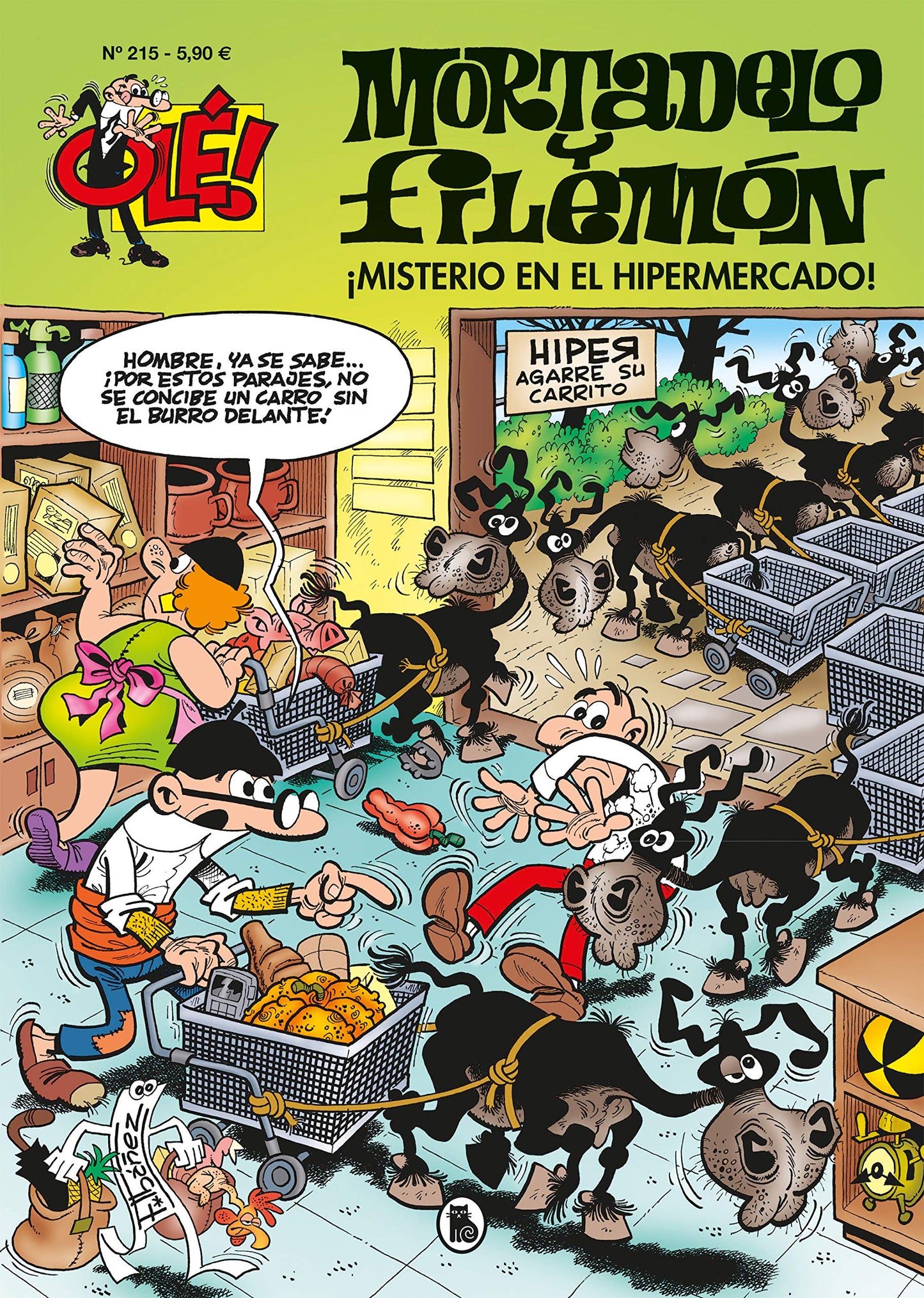 Mortadelo y Filemón. ¡Misterio en el hipermercado! (Olé! Mortadelo 215) (Bruguera Clásica)