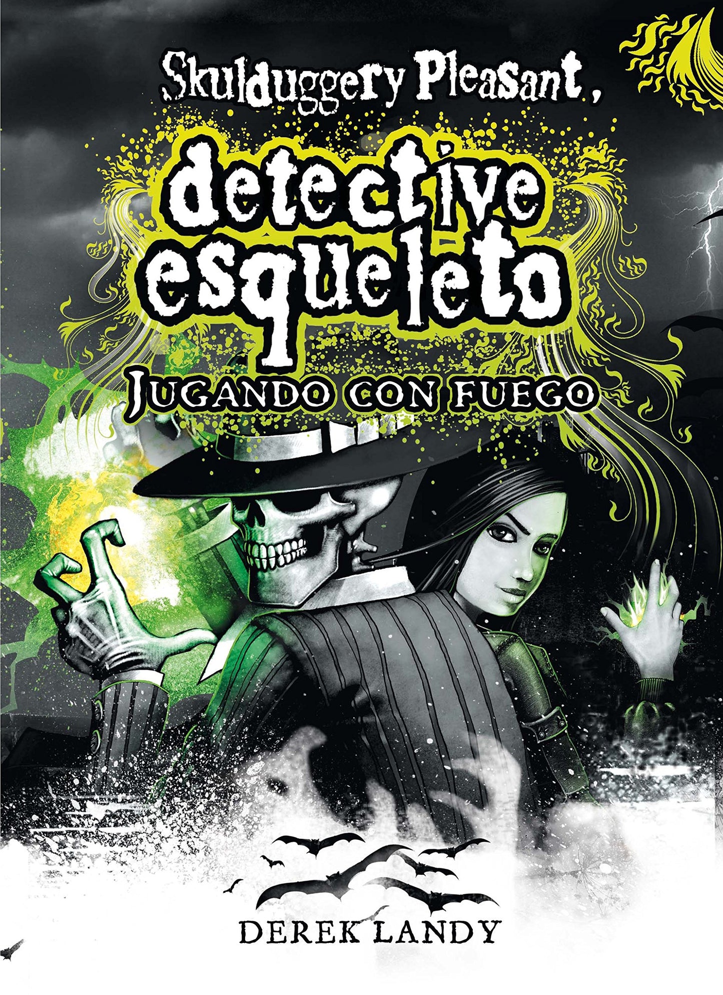Libro: Detective Esqueleto: Jugando con fuego [Skulduggery Pleasant]: 2