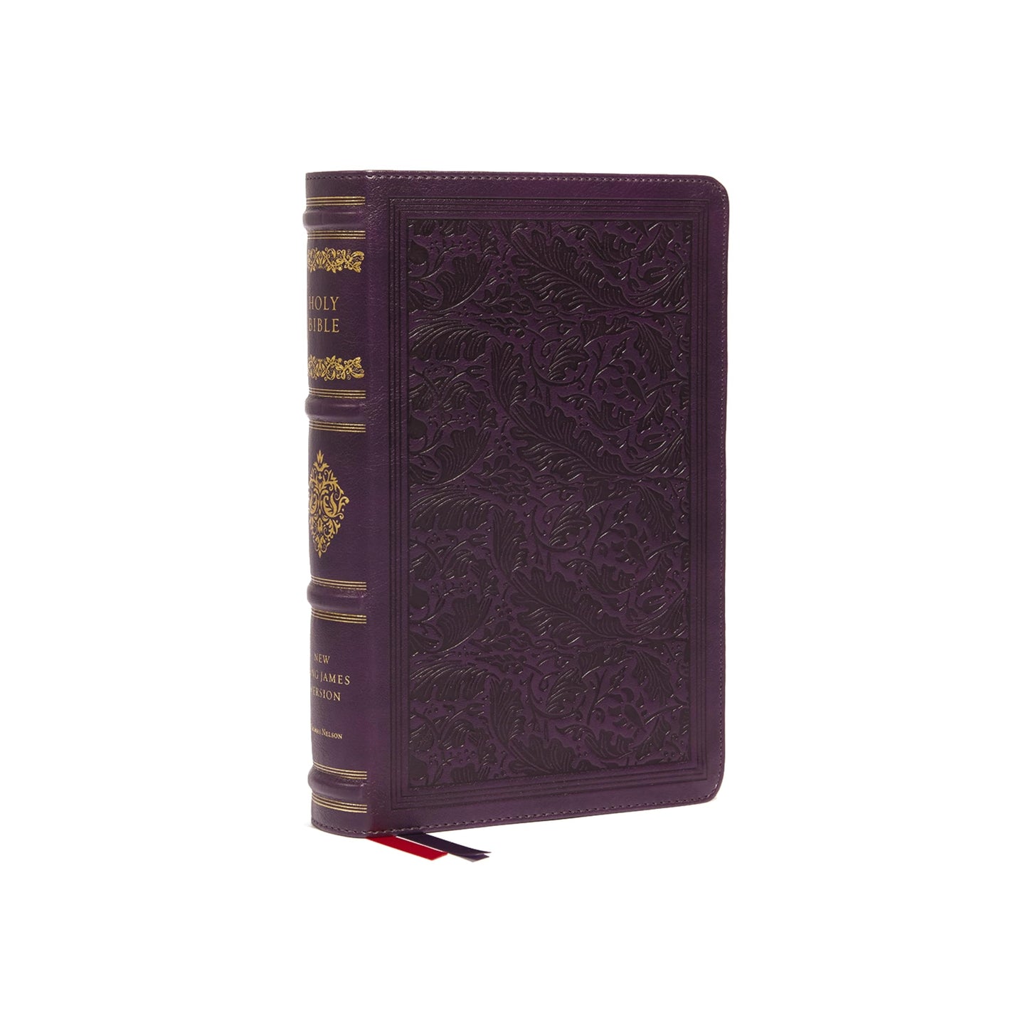 Libro: NKJV, Personal Size Reference Bible, Sovereign Collection, Leathersoft, Purple, Red Letter, Comfort Print: Holy Bible, New King James Version
