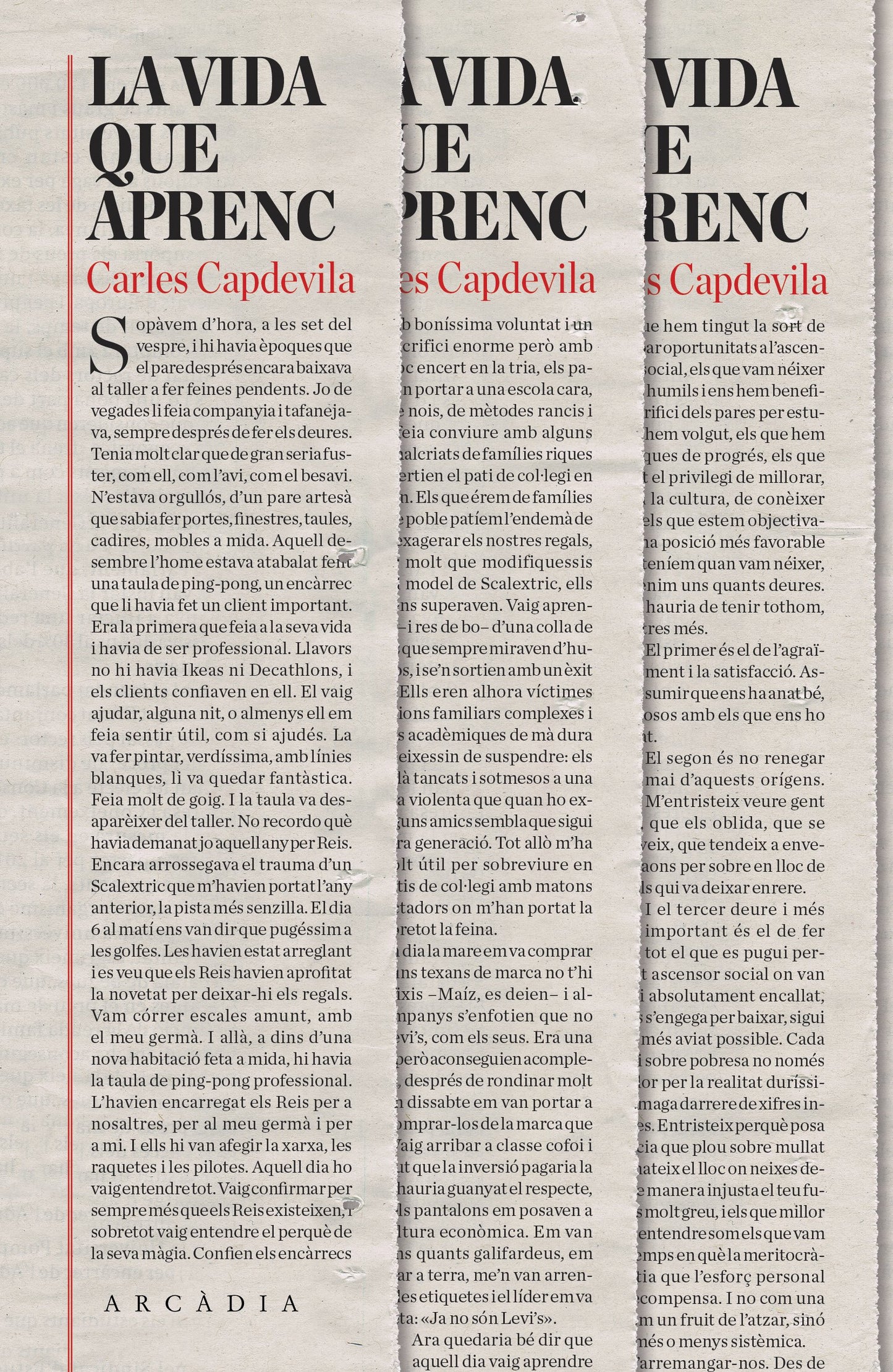 Libro: La vida que aprenc (SIN COLECCION)