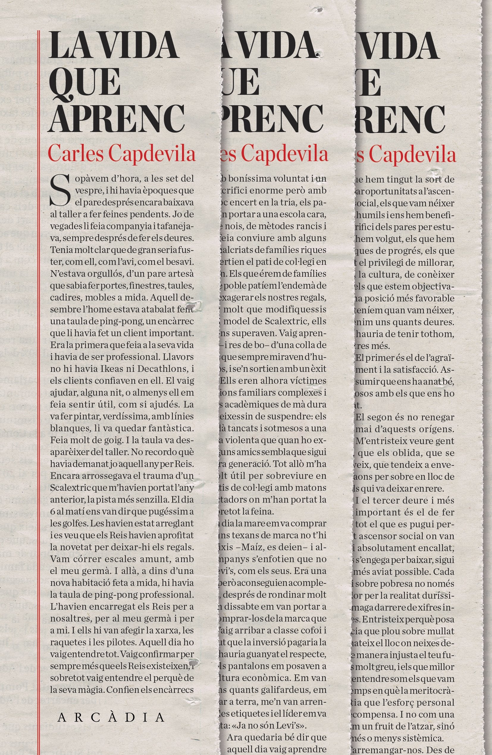 Libro: La vida que aprenc (SIN COLECCION)
