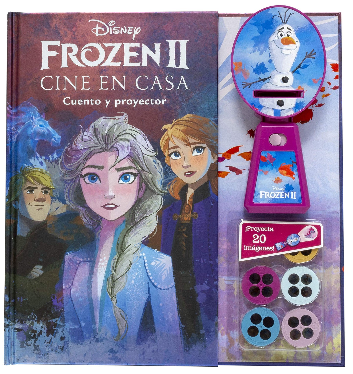 Libro: Frozen 2. Cine en casa: Cuento y proyector (Disney. Frozen 2)
