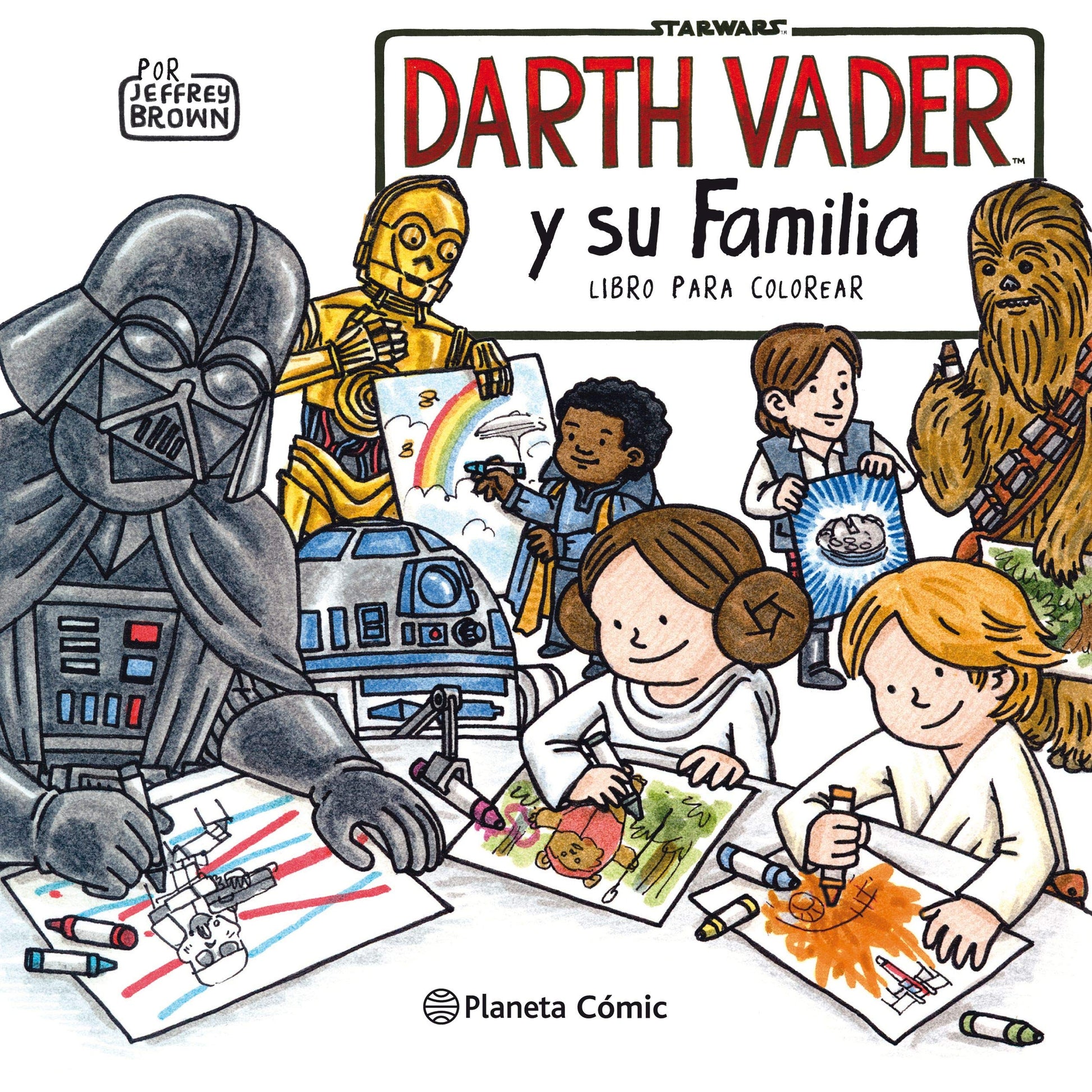 Libro: Star Wars Darth Vader y su familia Libro para colorear