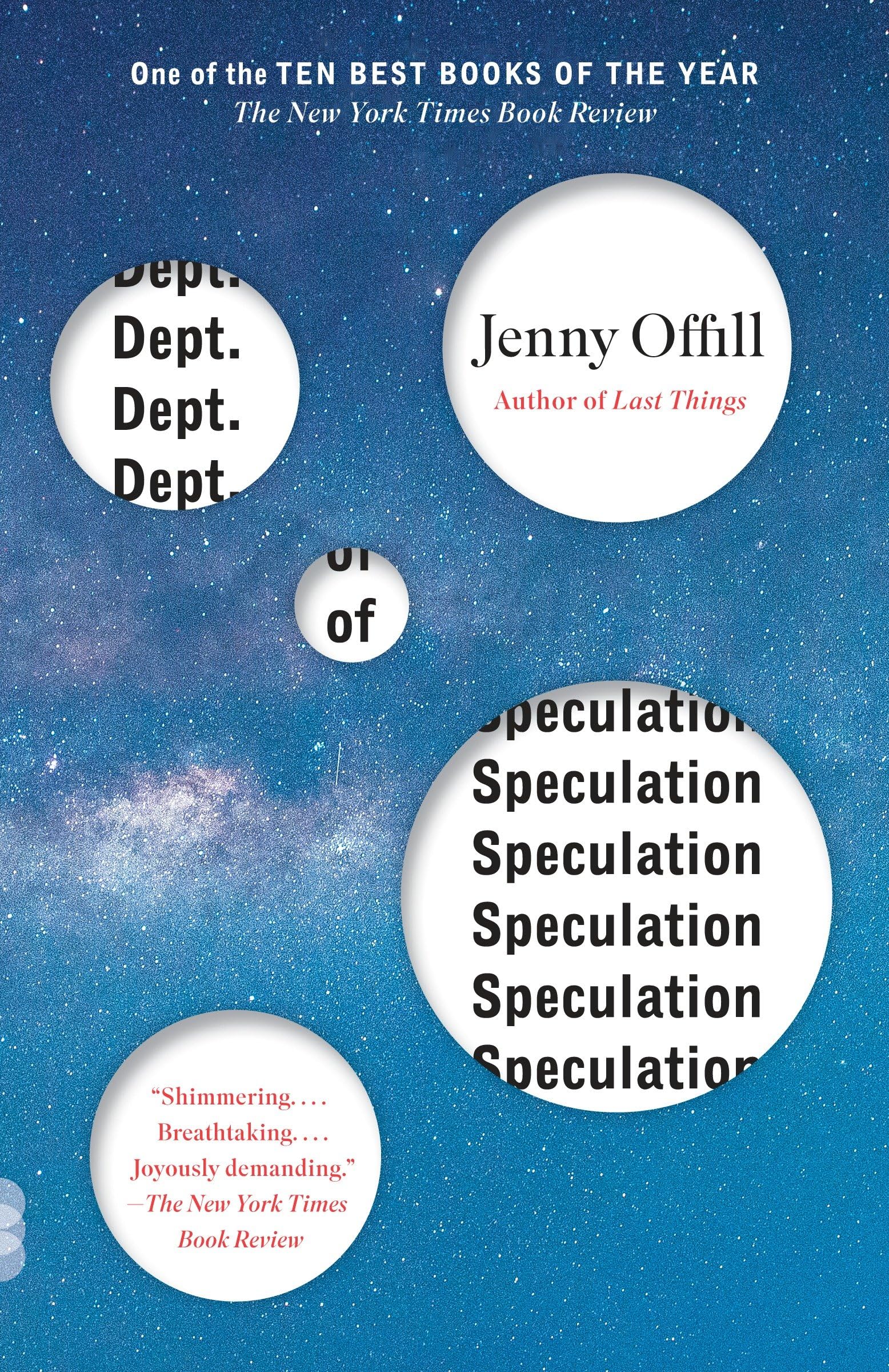 Libro: Dept. of Speculation (Vintage Contemporaries)