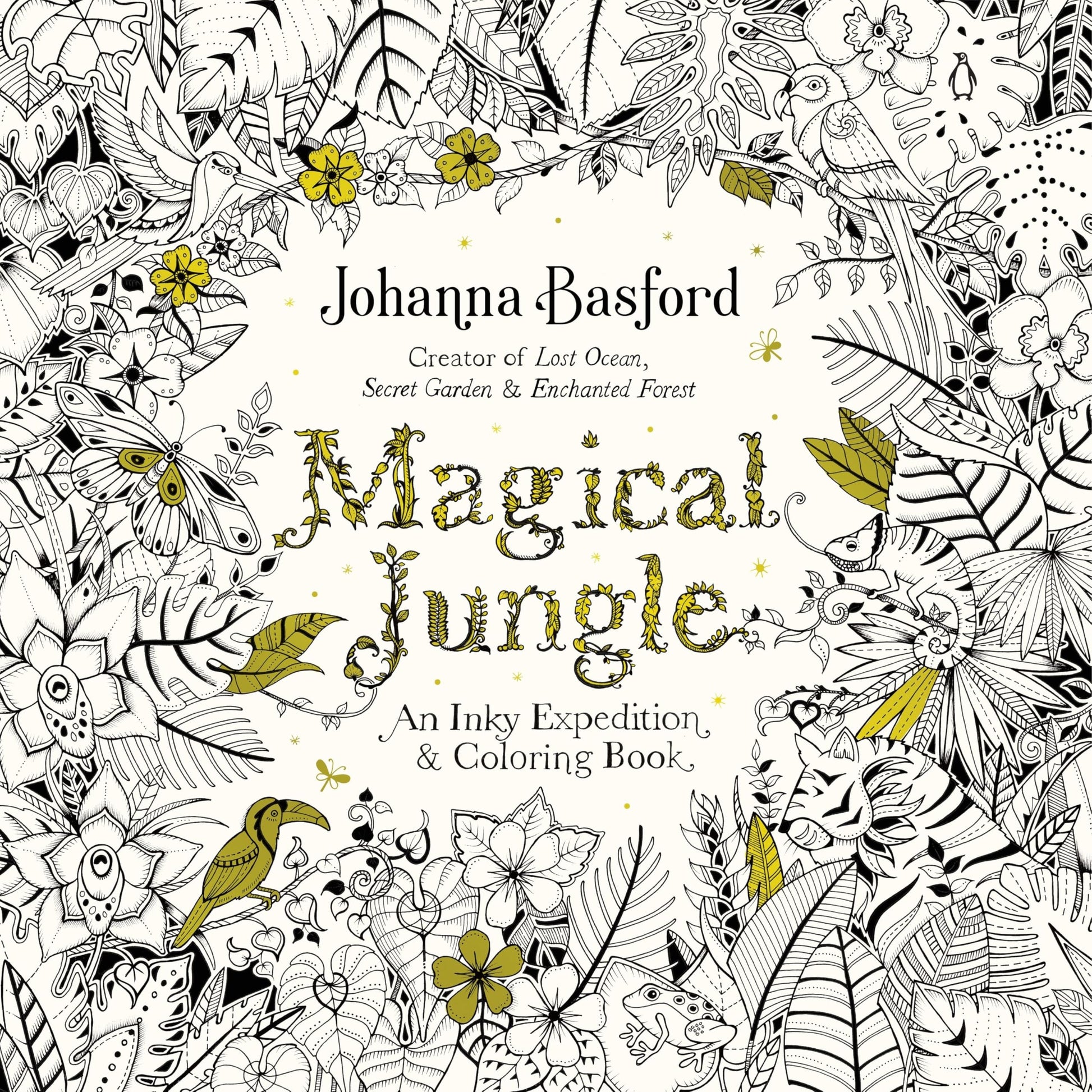 Libro: Magical Jungle: An Inky Expedition and Coloring Book for Adults