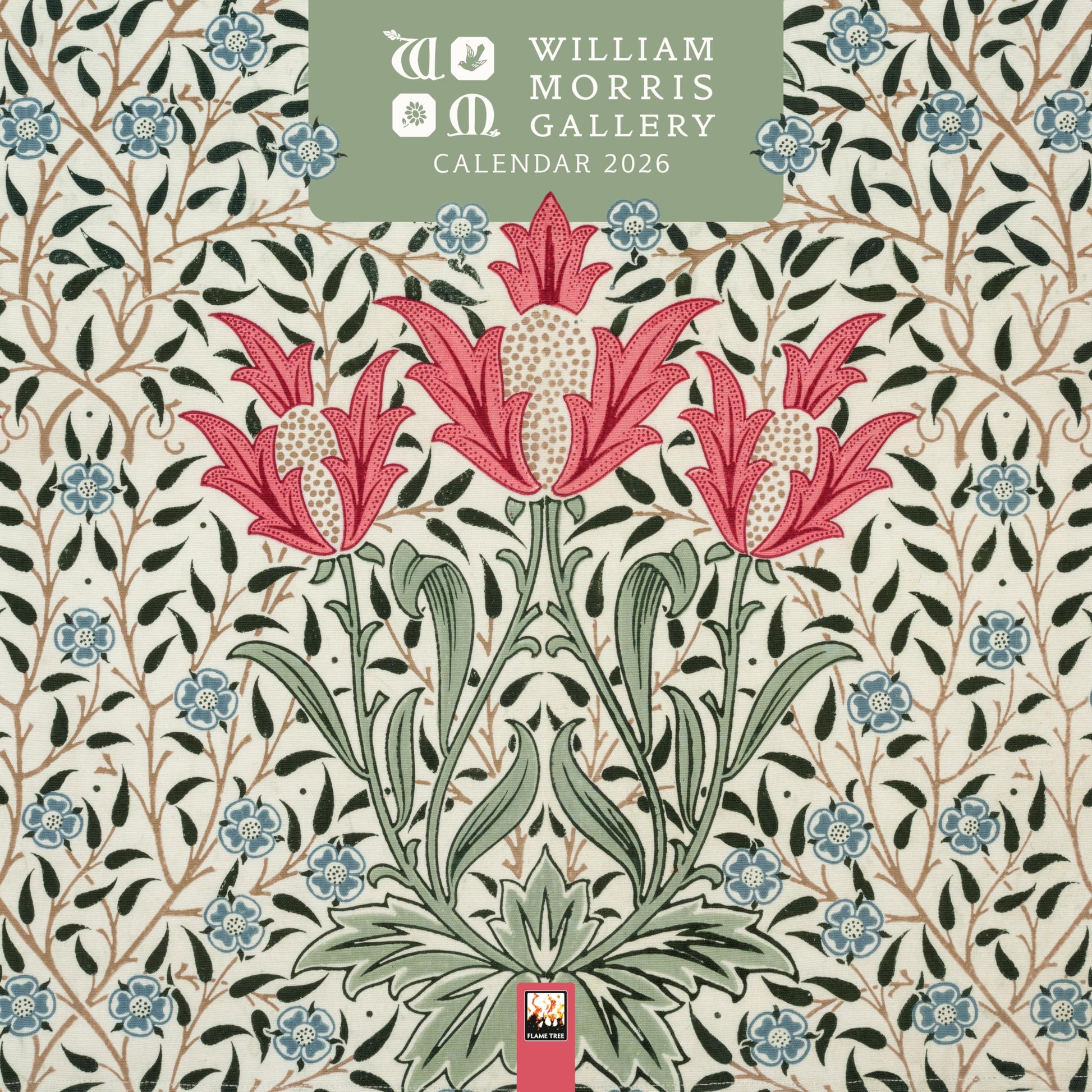 Libro: William Morris Gallery Wall Calendar 2026 (Art Calendar)
