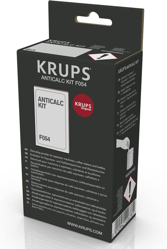 KRUPS Polvo de descalcificación F054 para cafeteras de café y café expreso máquinas completamente automáticas EA8442 y EA8250